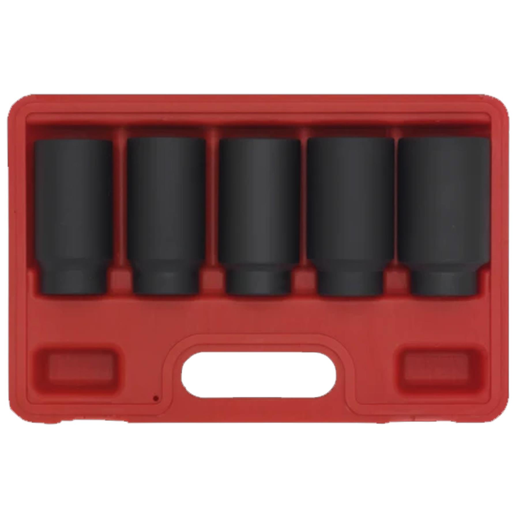 Sealey Impact Hub Nut Socket Set 5pc 1/2"Sq Drive