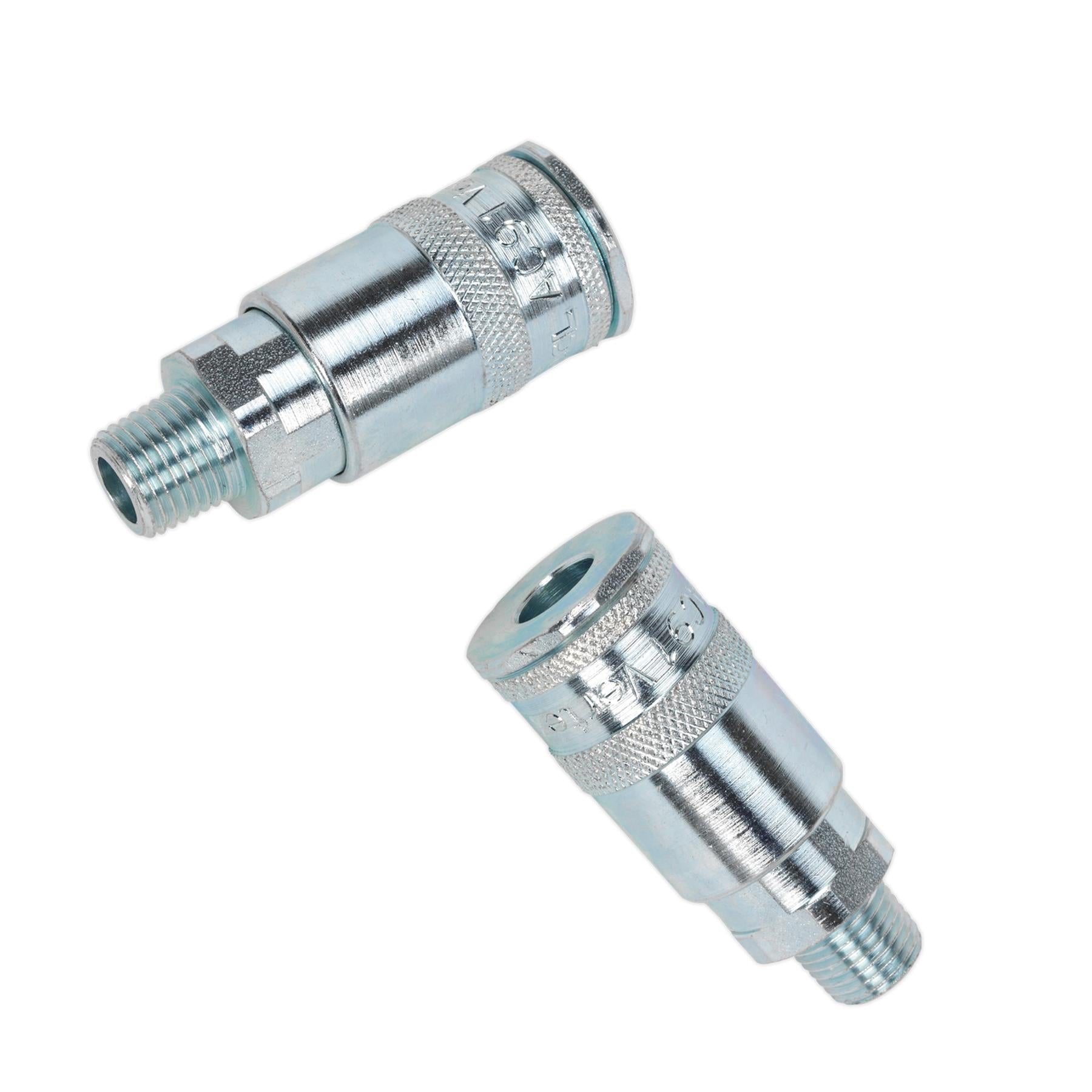 Sealey Coupling Body Male 1/4"BSPT Pack of 50 Garage Workshop DIY