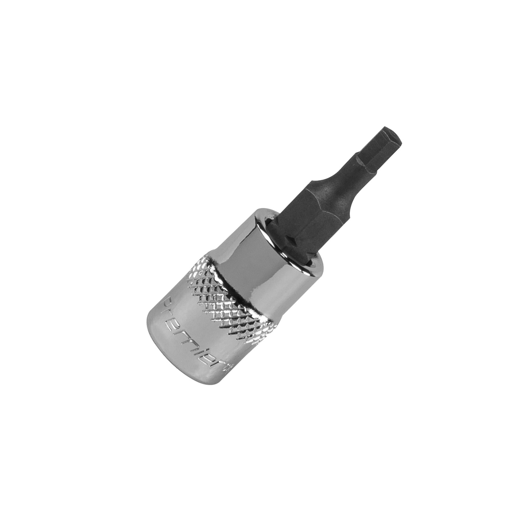 Sealey Hex Socket Bit 3mm 1/4"Sq Drive Chrome Vanadium Steel