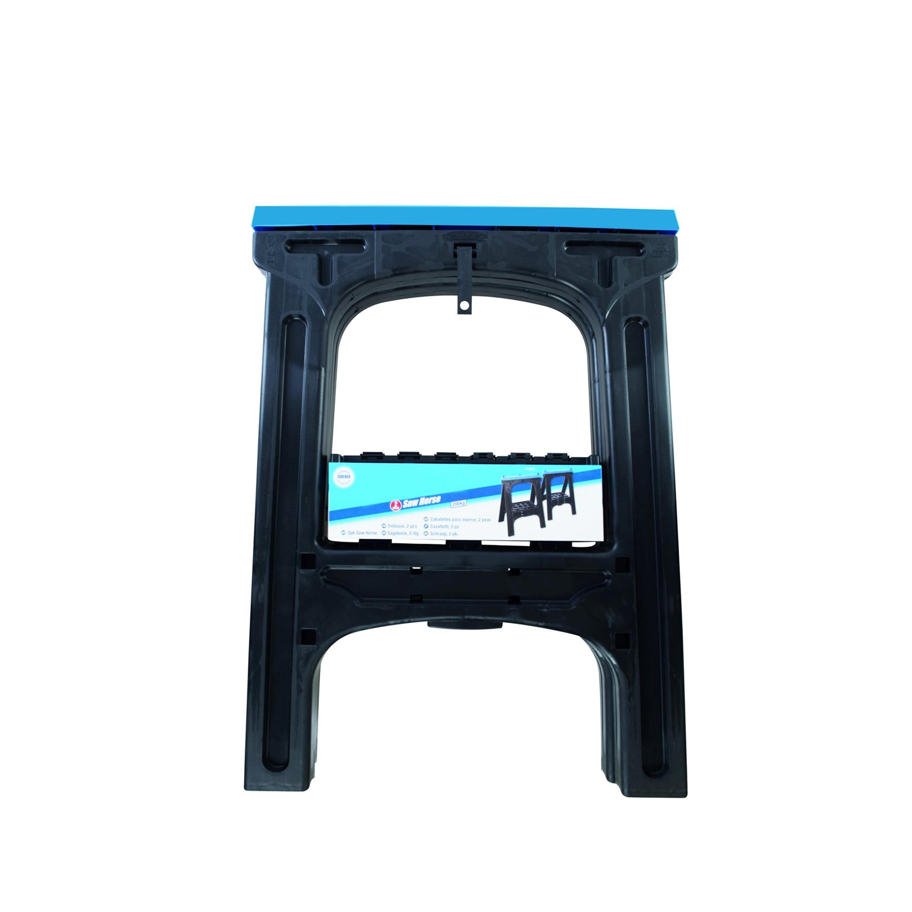 2Pk Saw Horse 200Kg Strong Support For Workpiece Foldable Non-Slip Rubber Feet