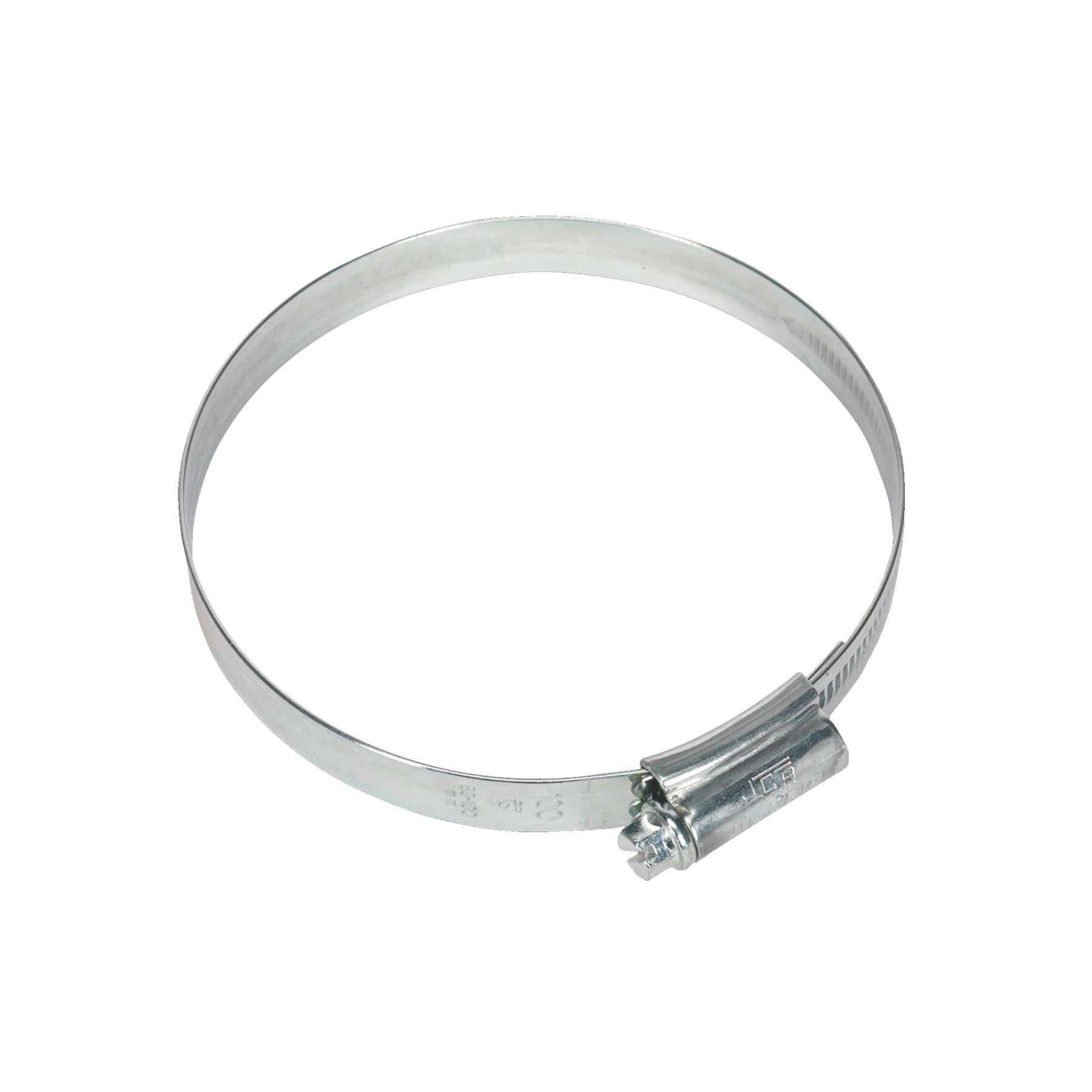 Sealey HI-GRIP Hose Clip Zinc Plated �80-100mm Pack of 10
