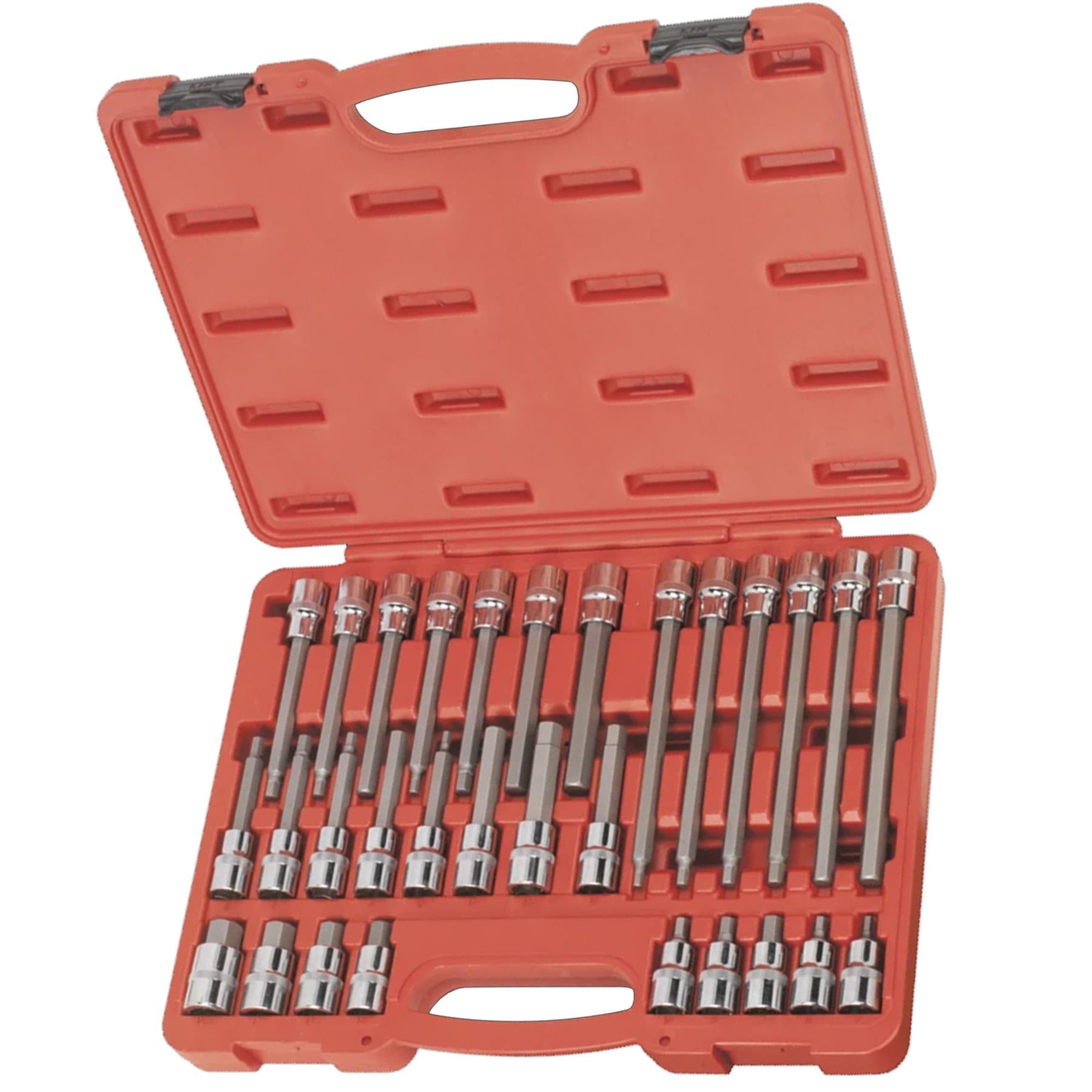 Sealey Hex Socket Bit Set 30pc 1/2"Sq Drive