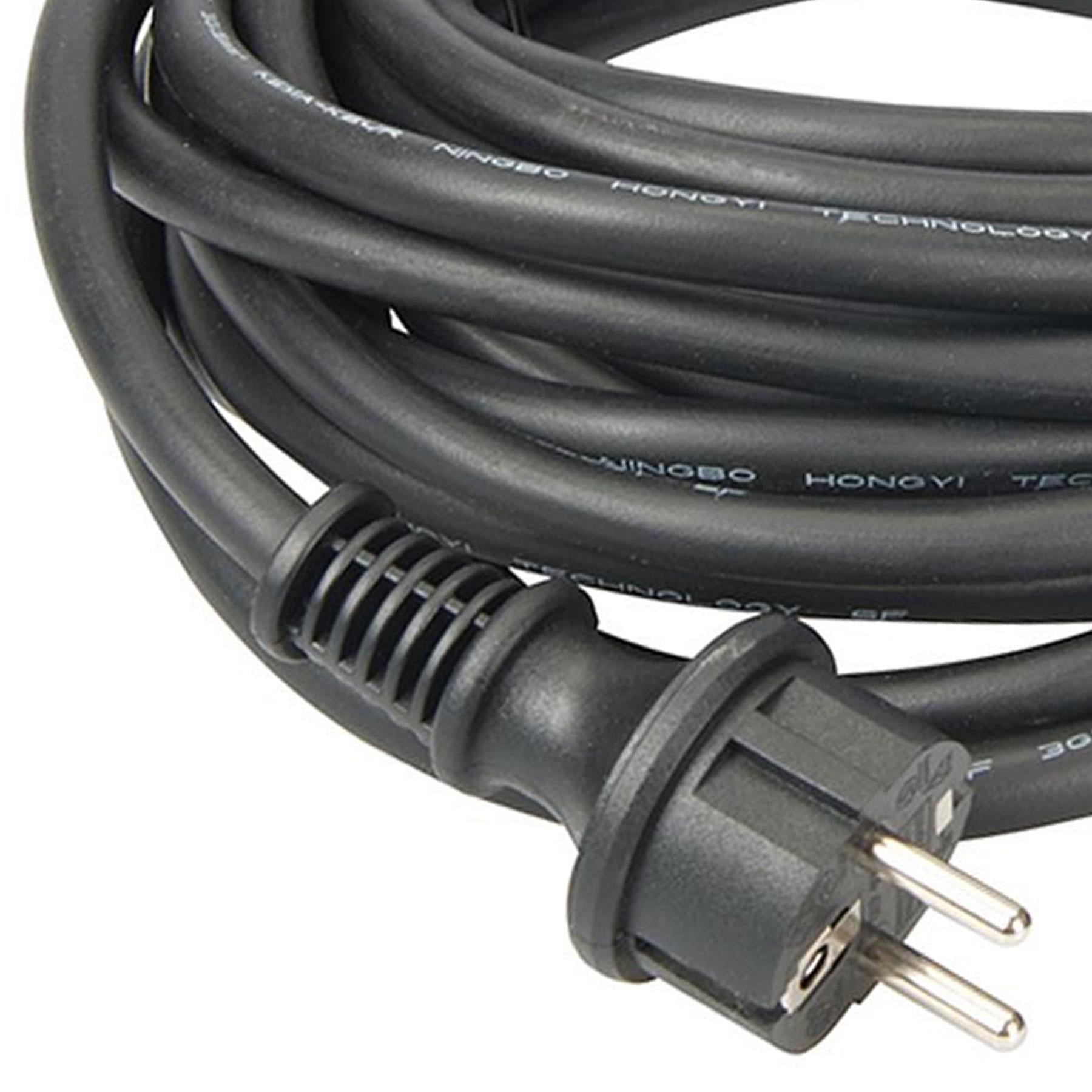 European Type F Schuko Extension Lead 10 Meter F Cee 7/4 Socket & Schuko Cee 7/7