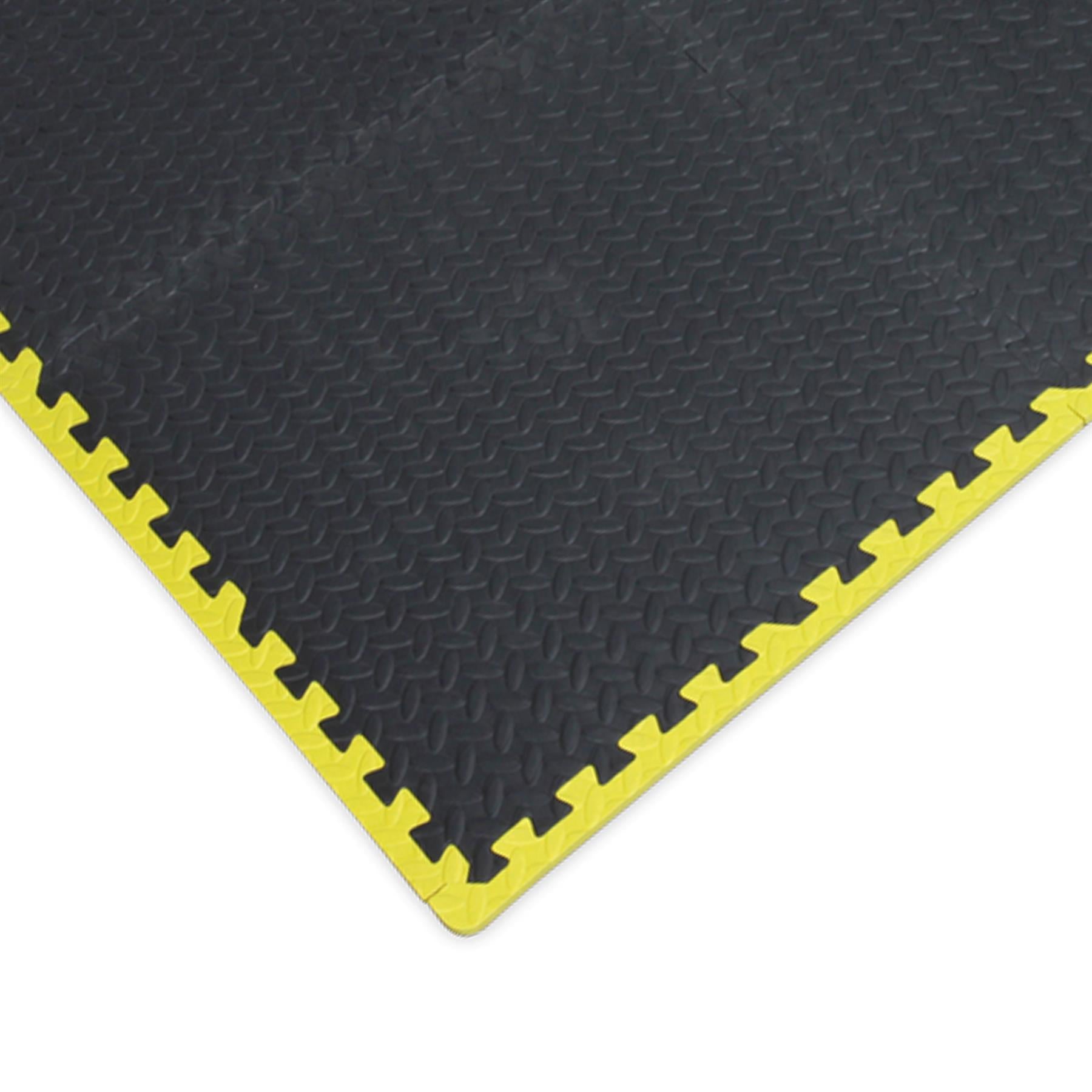 Sealey Interlocking Workshop Mat Set 1240x1825mm with Hi-Vis Edges