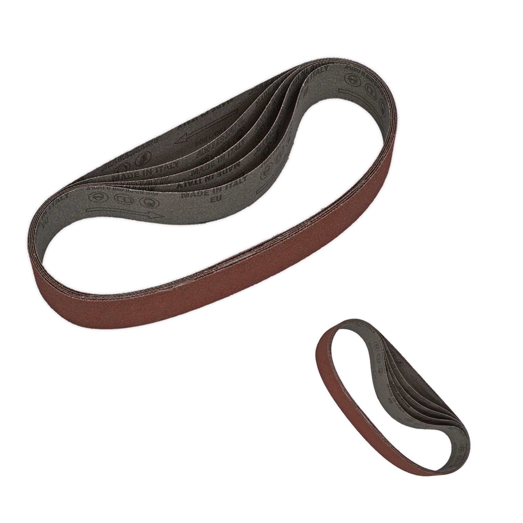 Sealey Sanding Belt 30 x 540mm 80Grit Pack of 5