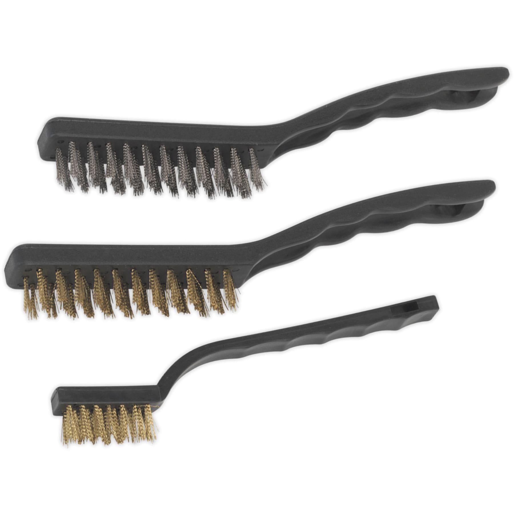 Sealey Wire Brush Set Auto Engineer's 3pc