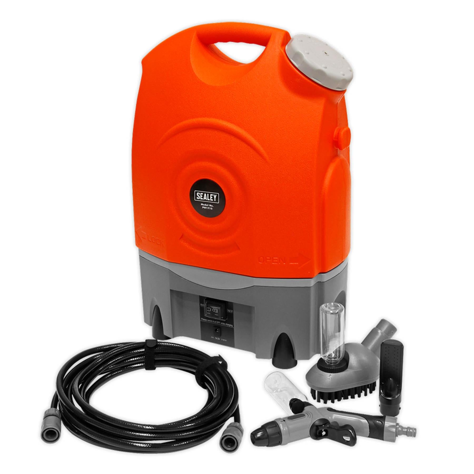 Sealey Pressure Washer 12V Rechargeable Lightweight And Portable