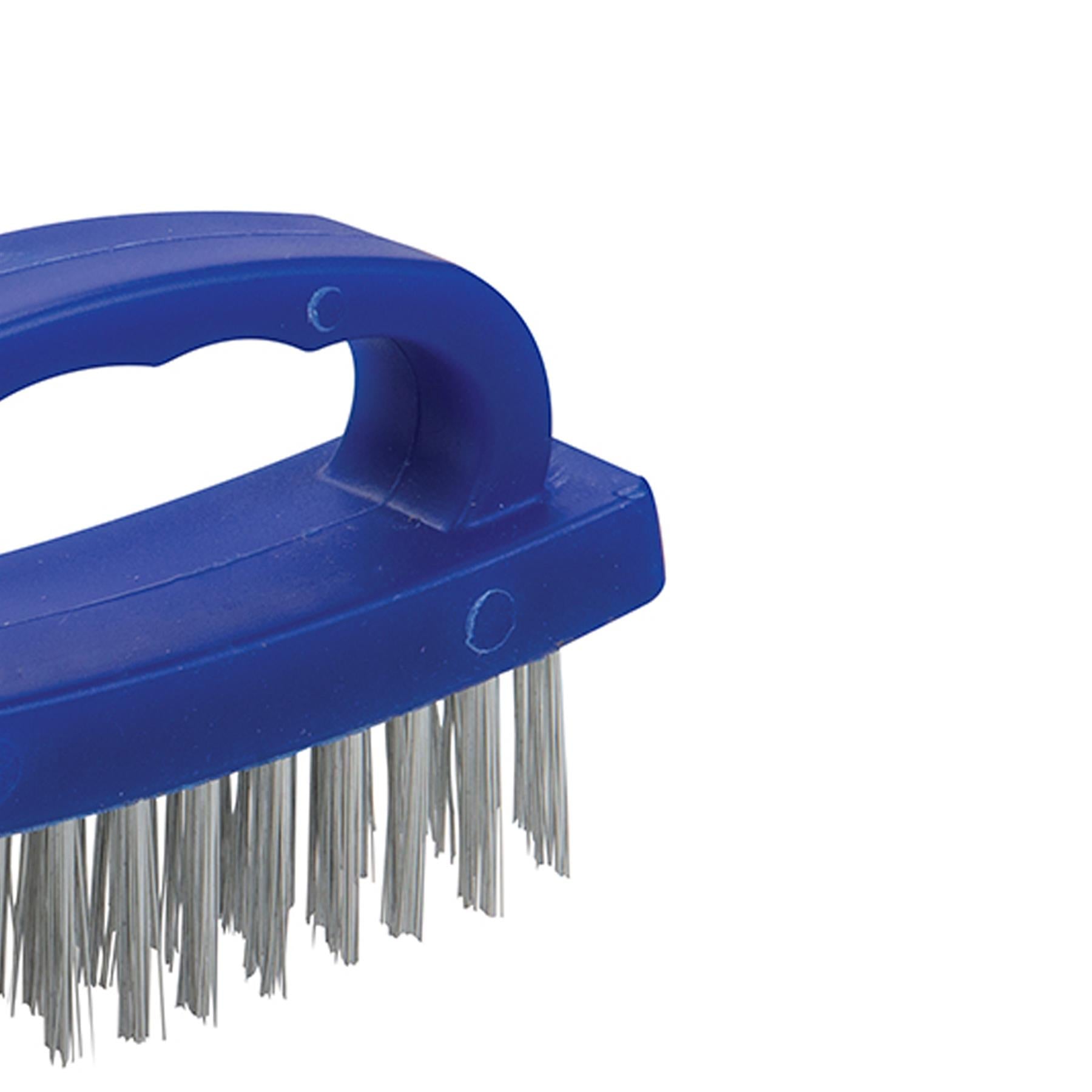 2 X D-Handle Hand Wire Brush For Removing Rust Metal Cleaning Heavy Duty Handle