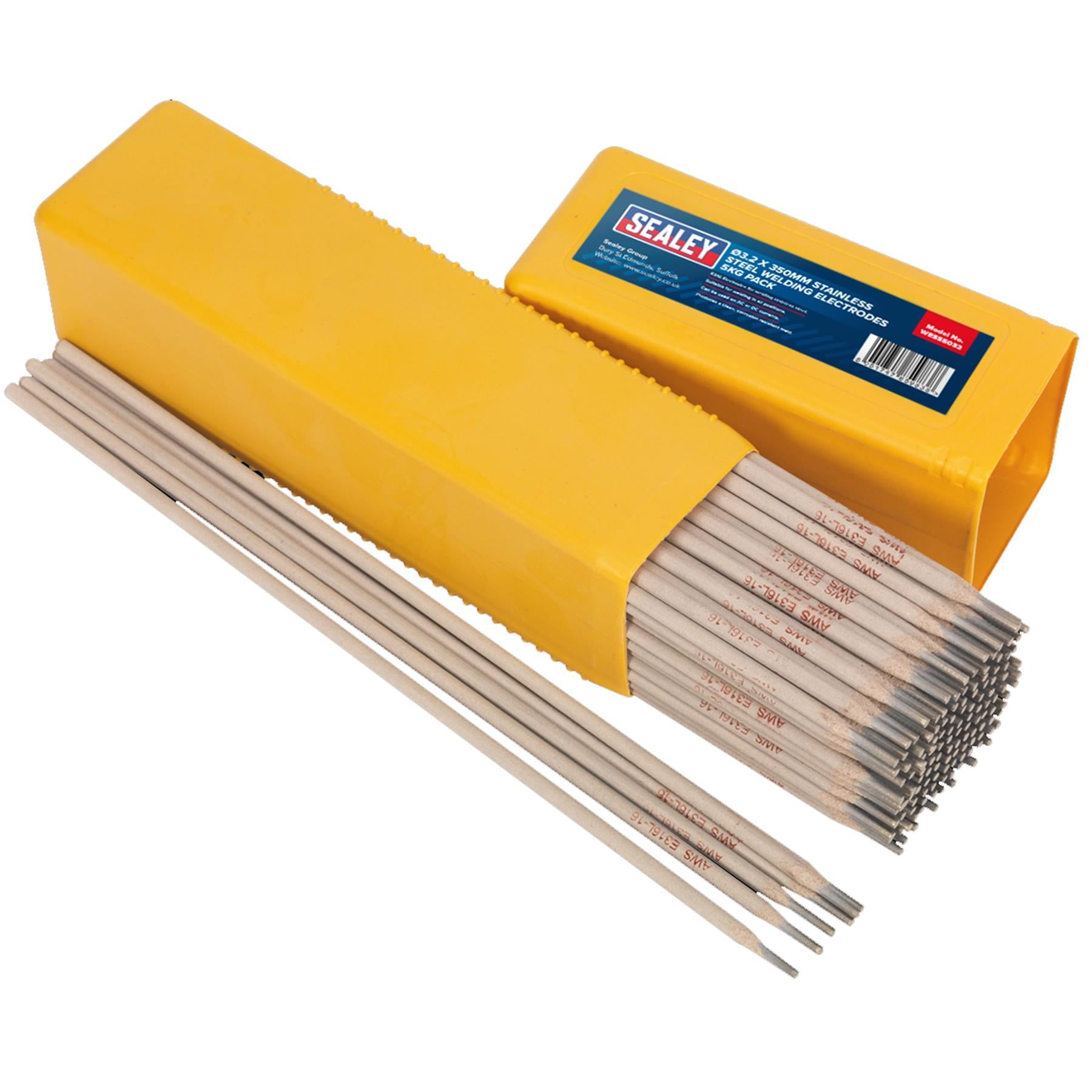 Sealey Welding Electrodes Stainless Steel 3.2 x 350mm 5kg Pack
