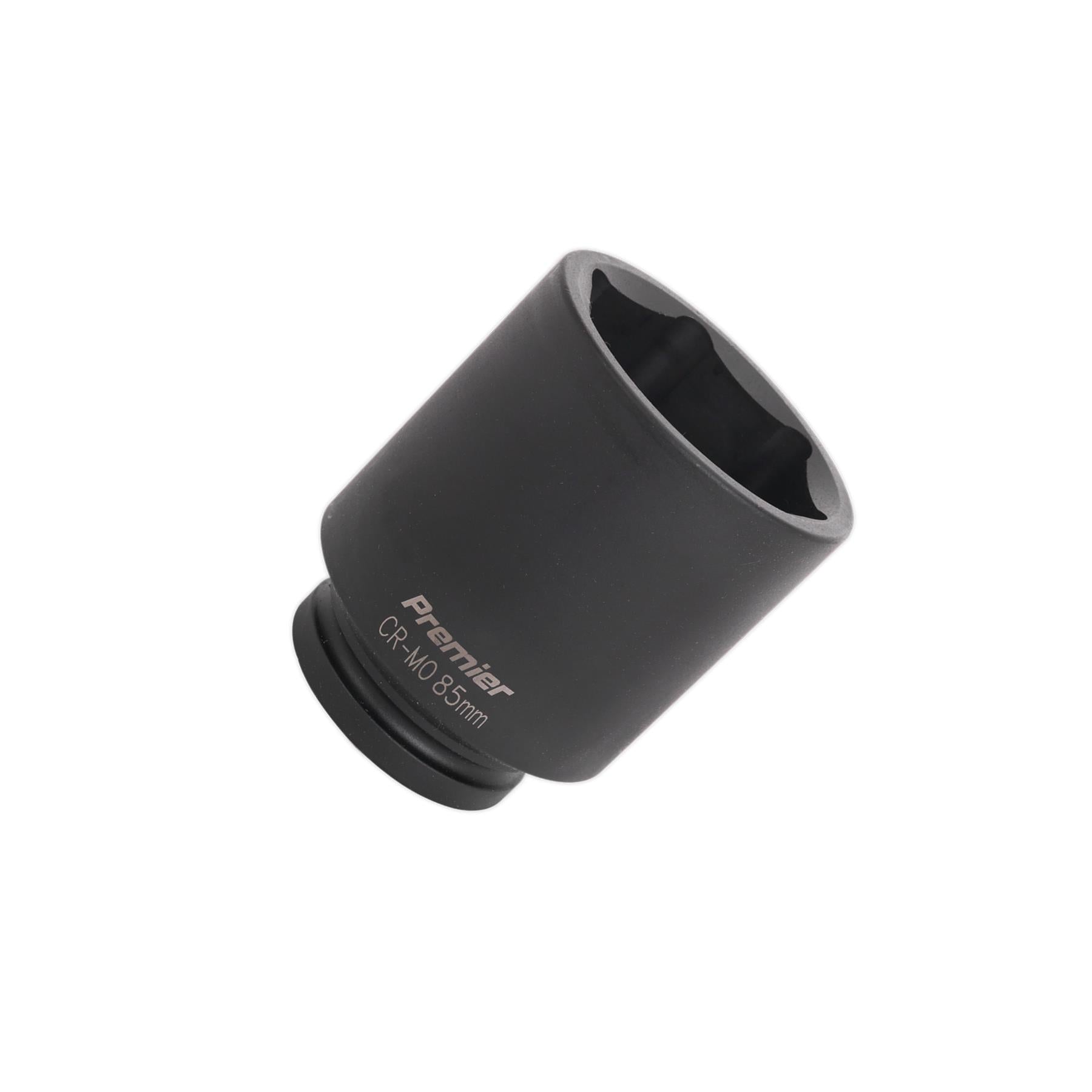 Sealey Impact Socket 85mm Deep 1"Sq Drive Chrome Molybdenum Lifetime Guarantee