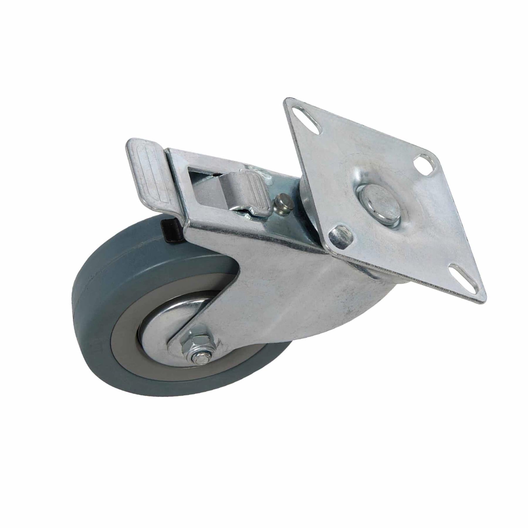 8 x Heavy Duty 50mm Rubber Swivel Castor Wheels Trolley Furniture Caster