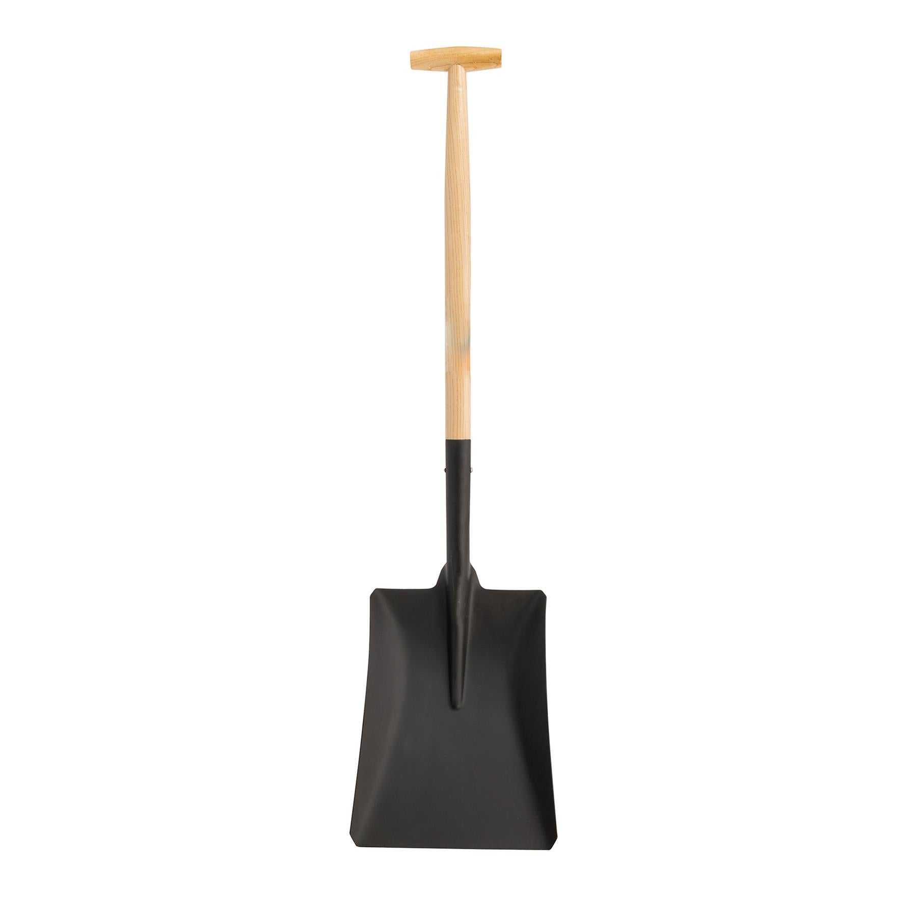 1100mm Square Mouth Shovel T Handle - Hardwood Shaft