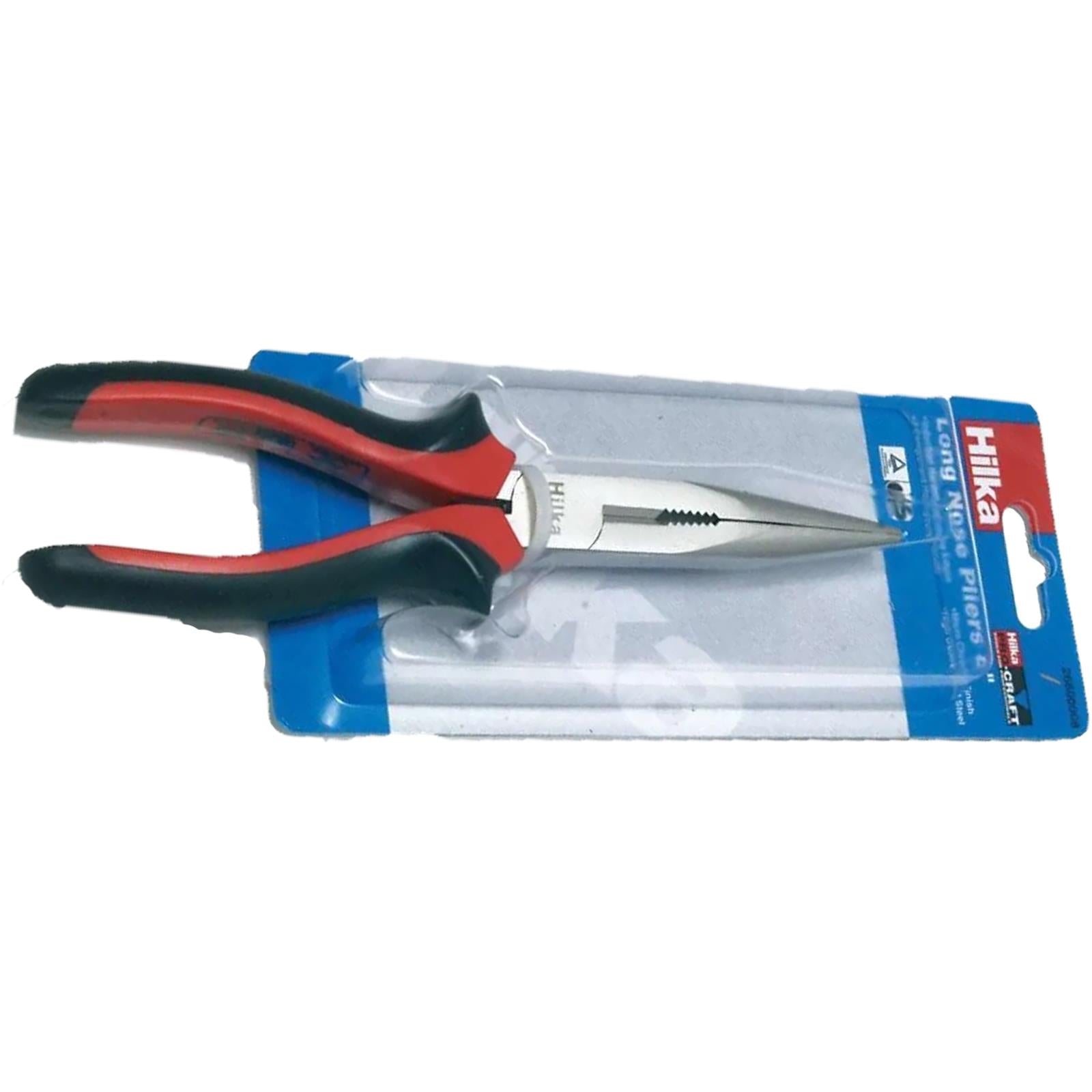 8" Long Nose Pliers Heavy Duty Snipe End Plier Large Needle Nosed Pliers