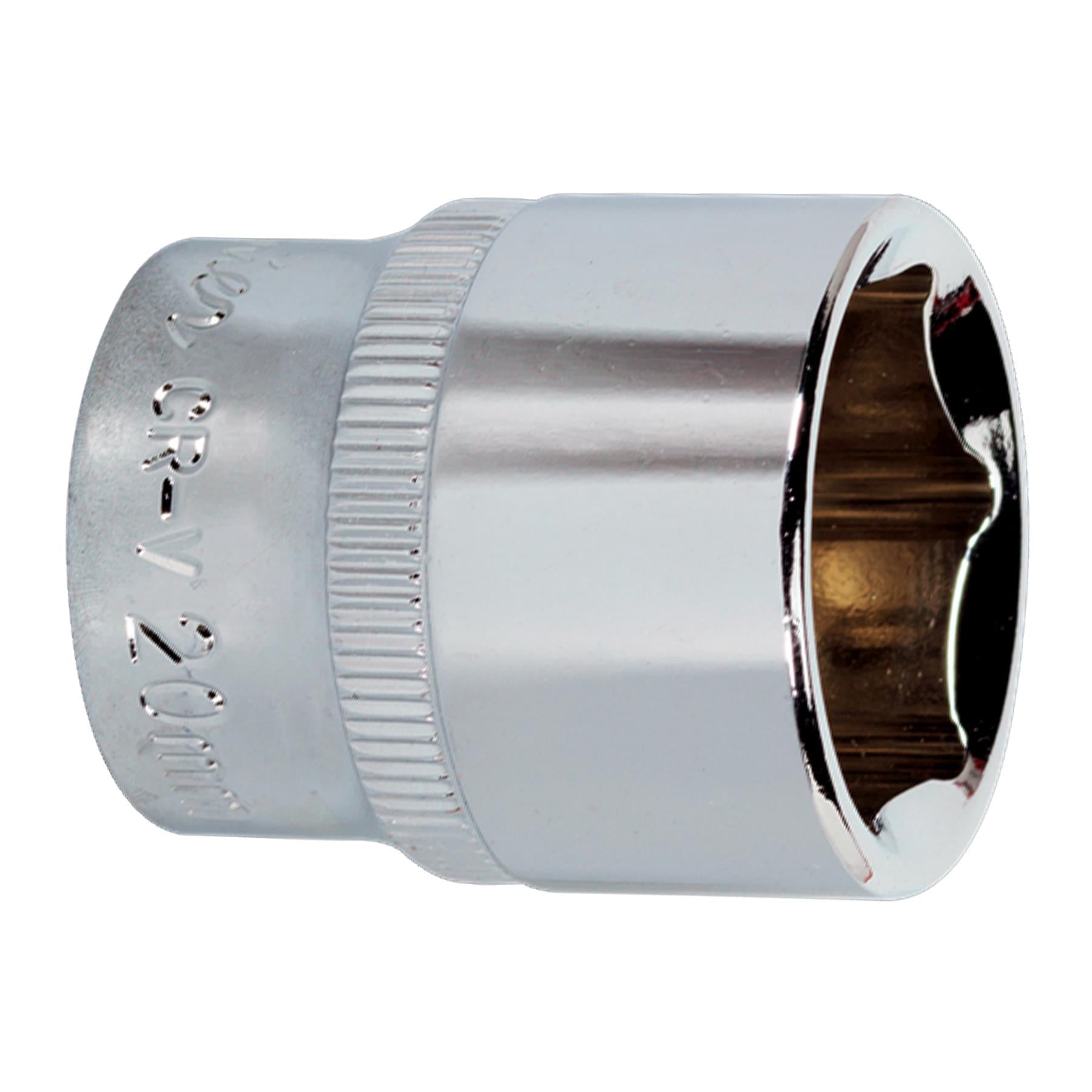 Sealey WallDrive Socket 20mm 3/8"Sq Drive Fully Polished