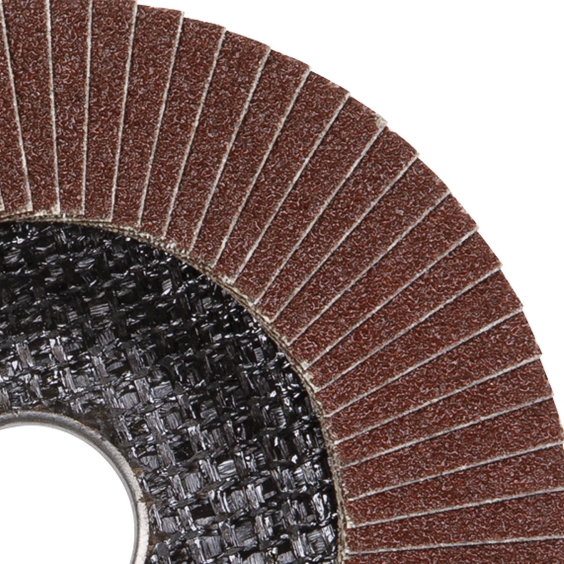 Sealey Flap Disc Aluminium Oxide �115mm �22mm Bore 120Grit