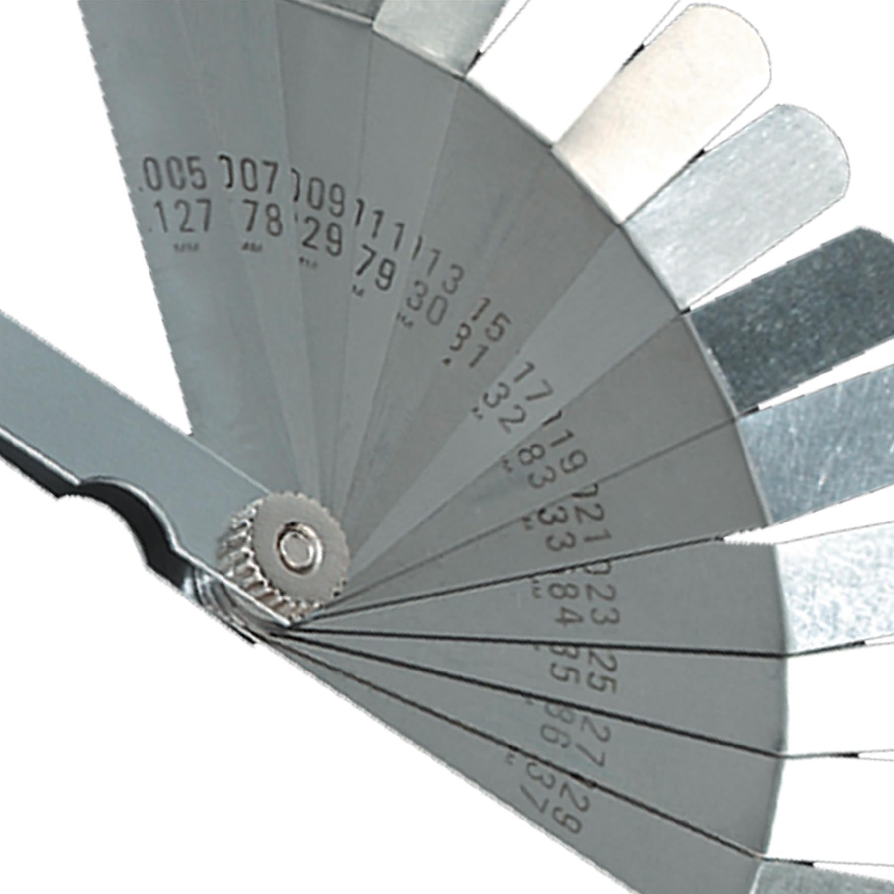 Sealey Feeler Gauge 26 Blade Offset - Dual Marked