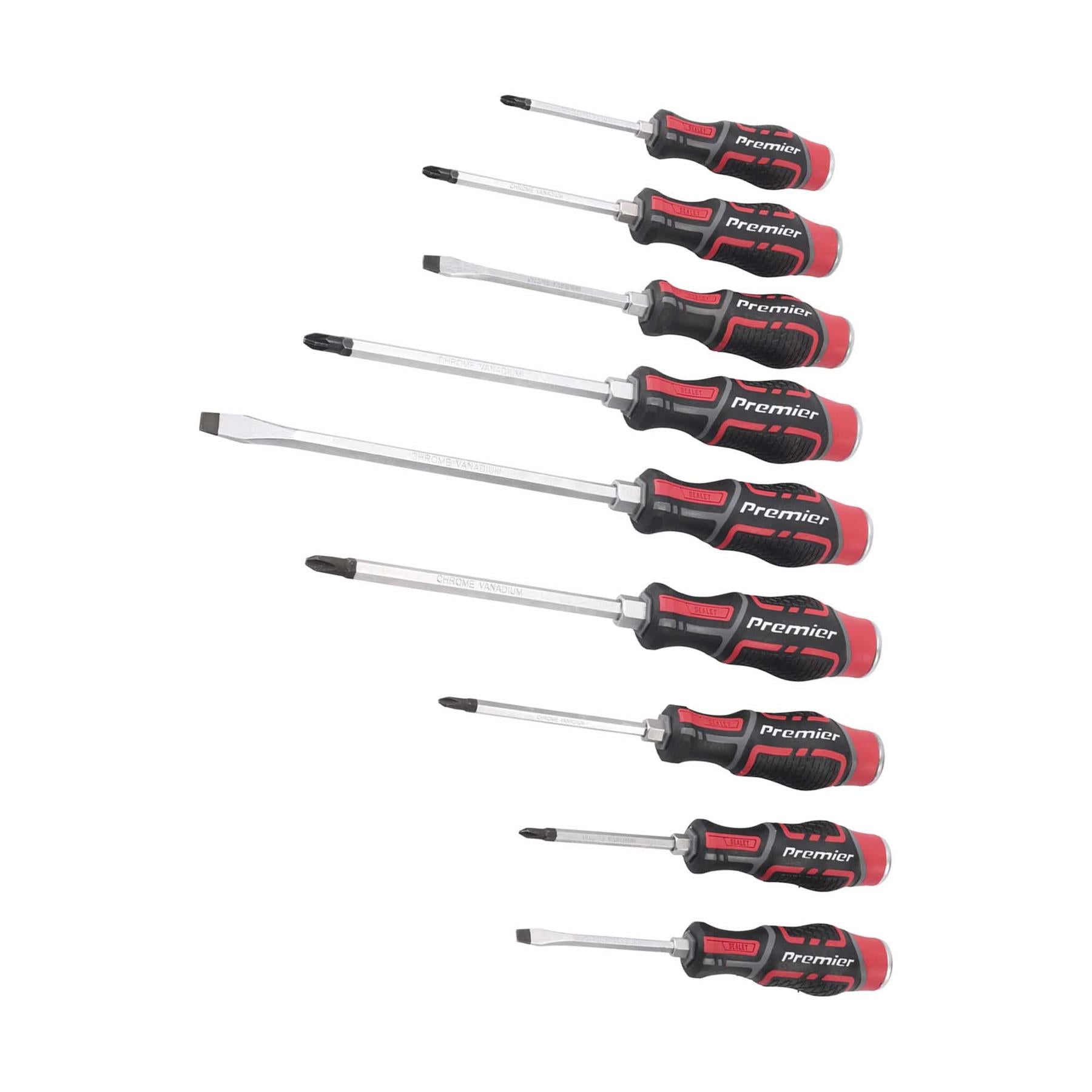 Sealey Hammer-Thru Screwdriver Set 9pc