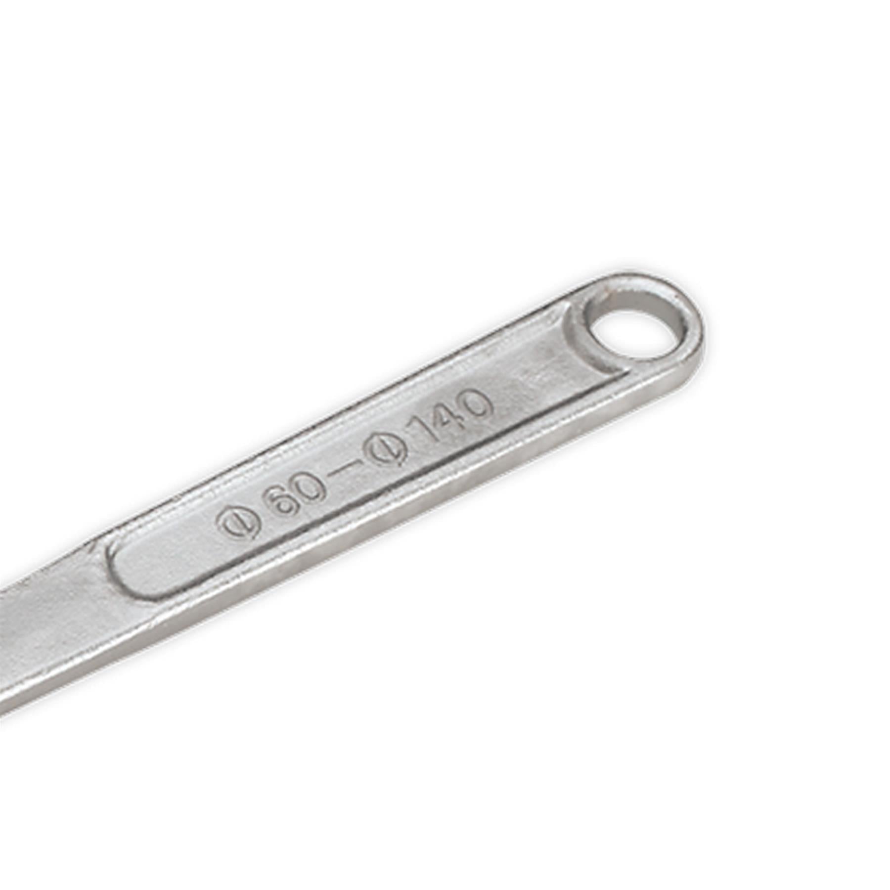 Sealey Oil Filter Chain Wrench Ø60-140mm Capacity