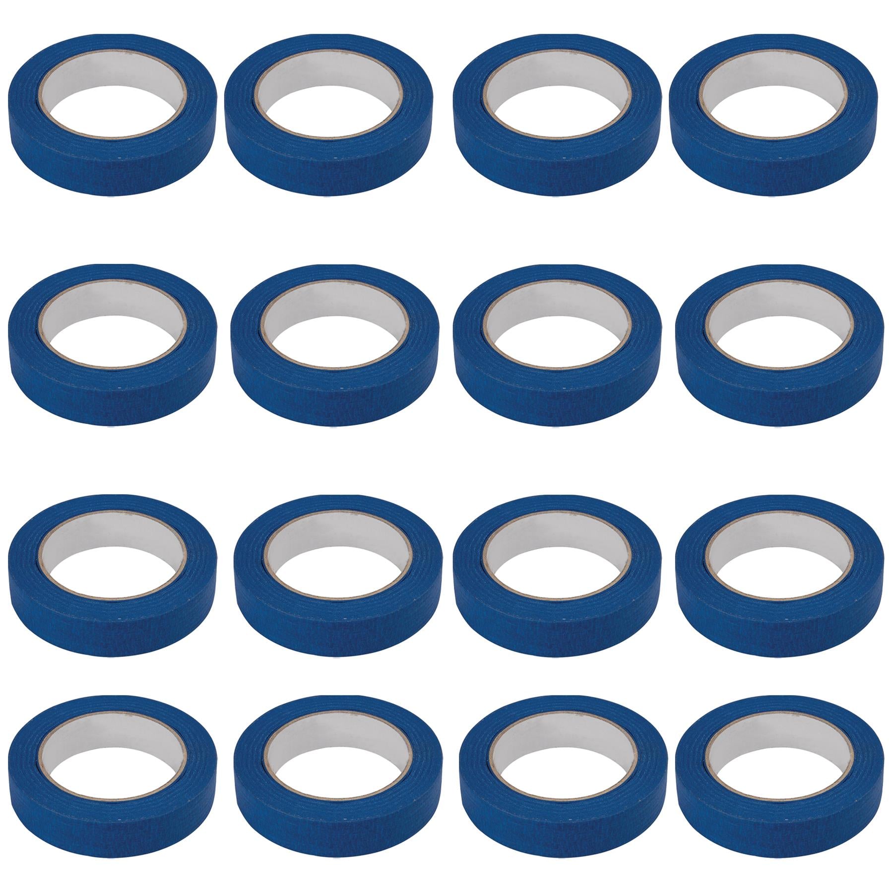 Blue Masking Tape Clean Peel UV Resistant Painters/Decorators 24mm x 50m 36 Roll