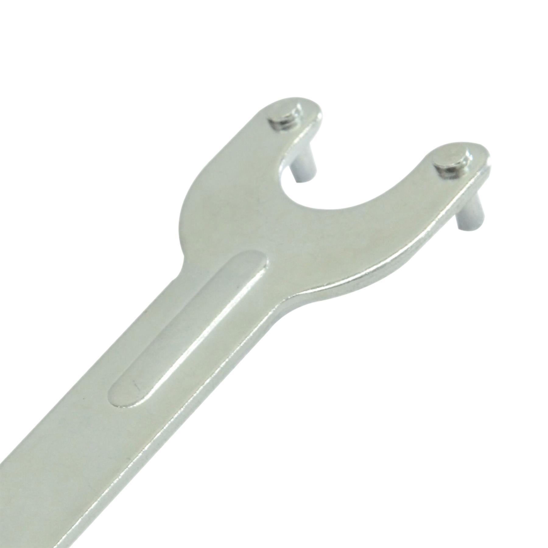 Pin Spanner Wrench, Angle Grinder Two Pin Key & Flange Set M14 Thread Replacement