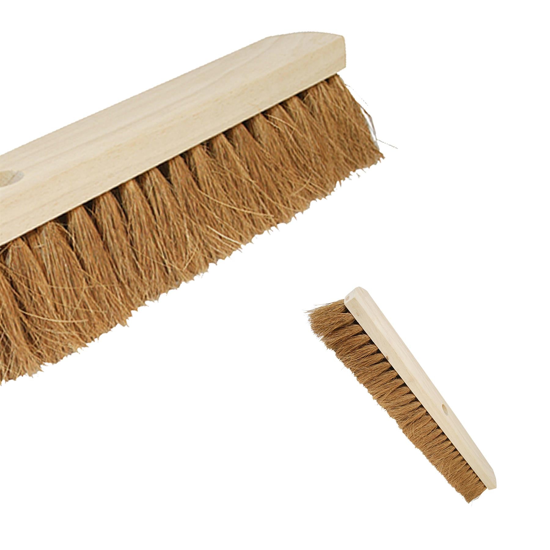 BRUSH BRUSHES BROOM BROOMS HEAD HEADS SOFT COCO BRISTLES SIZES 24"