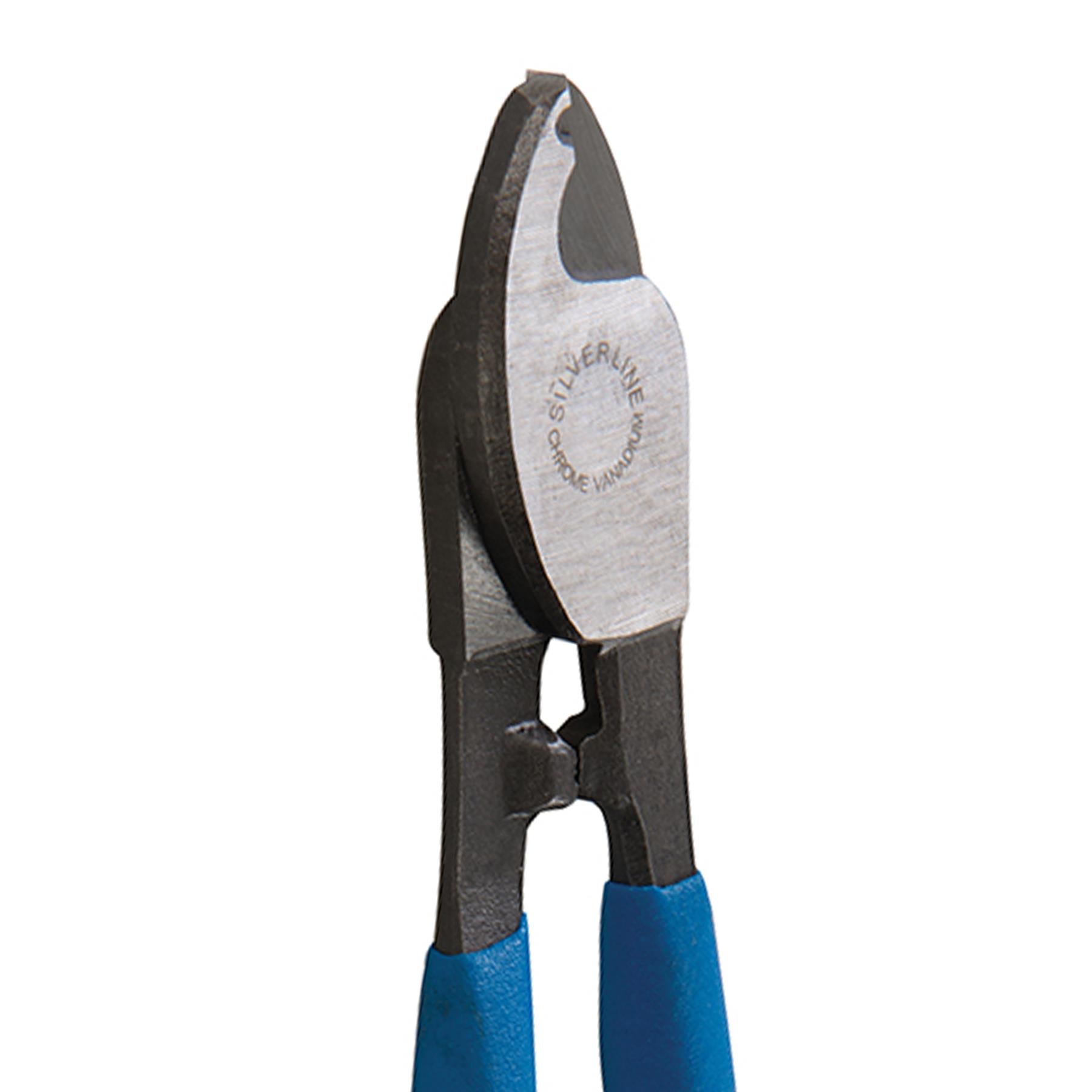 Heavy Duty Wire Cutter Tempered Steel Blade & Non-Slip Cushioned Handle 162mm