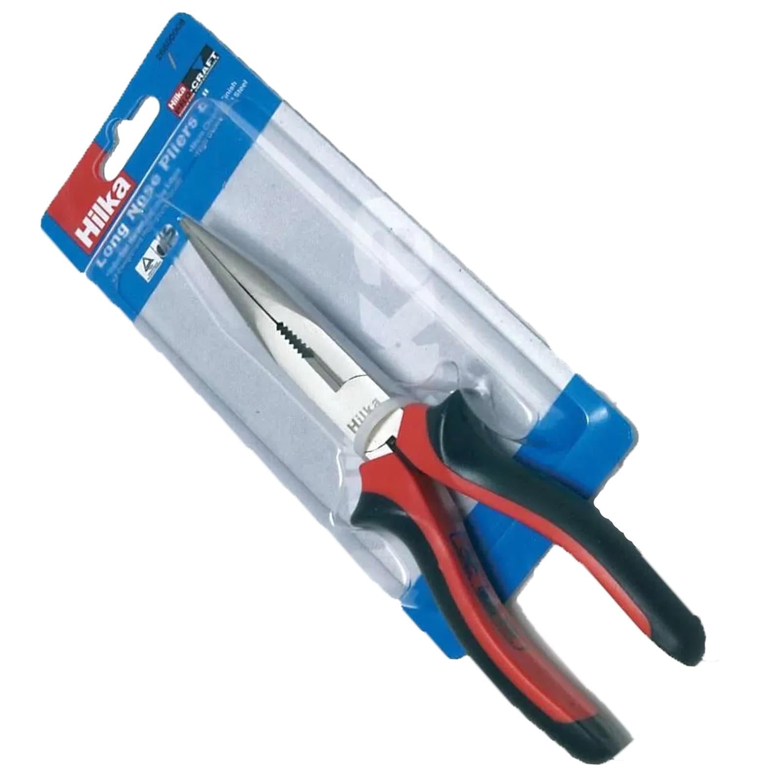 8" Long Nose Pliers Heavy Duty Snipe End Plier Large Needle Nosed Pliers