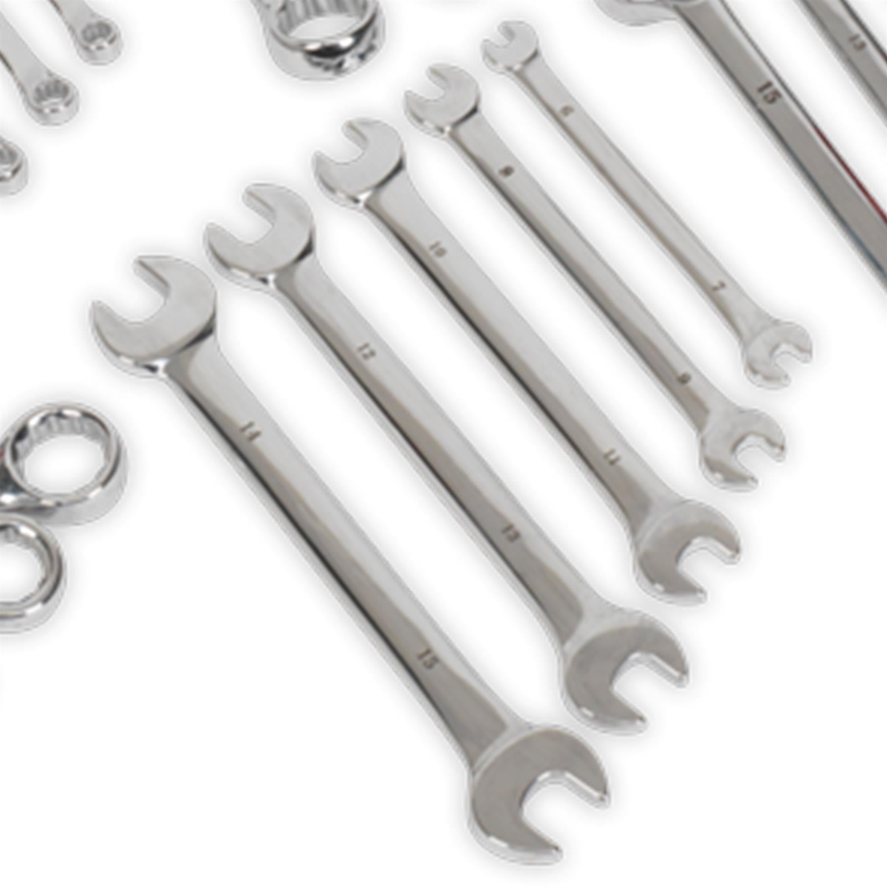 Sealey Multipurpose Spanner Set 50pc Metric
