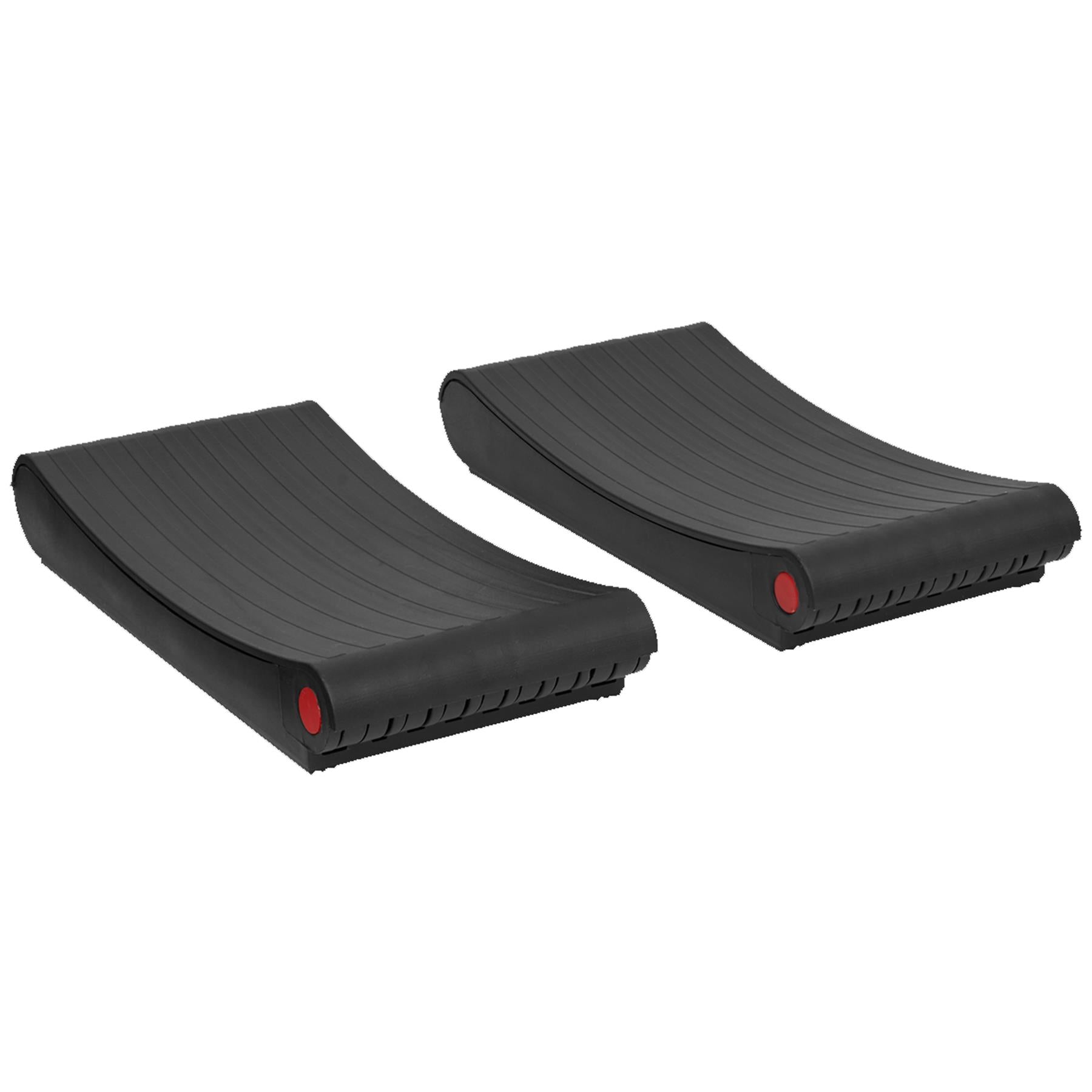Fold Flat Wheel Chocks Pair Car Van Caravan Emergency Tyre Change Sealey