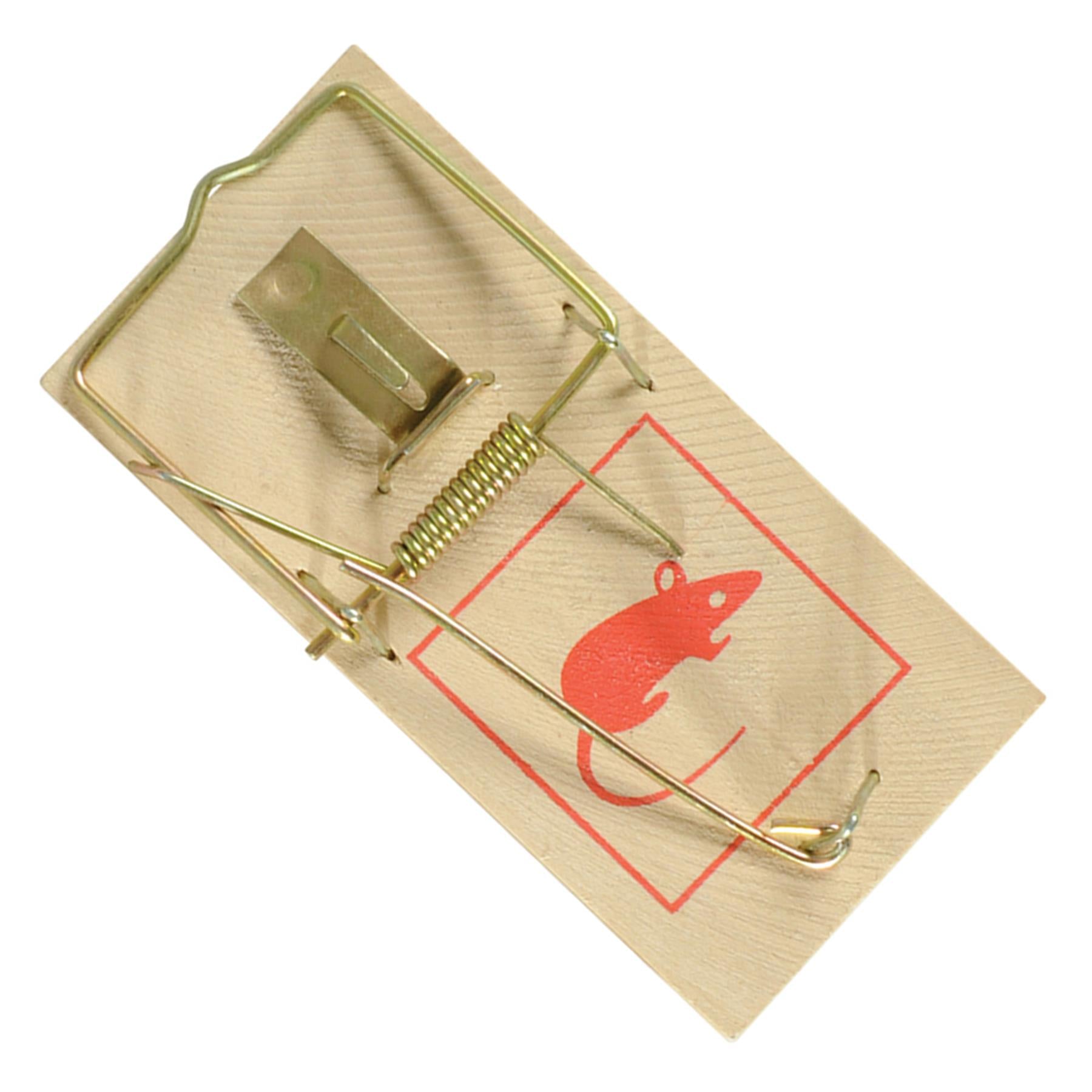 2Pk Wooden Mouse Trap Fast Efficient Pest Rodent Control Repel Home New