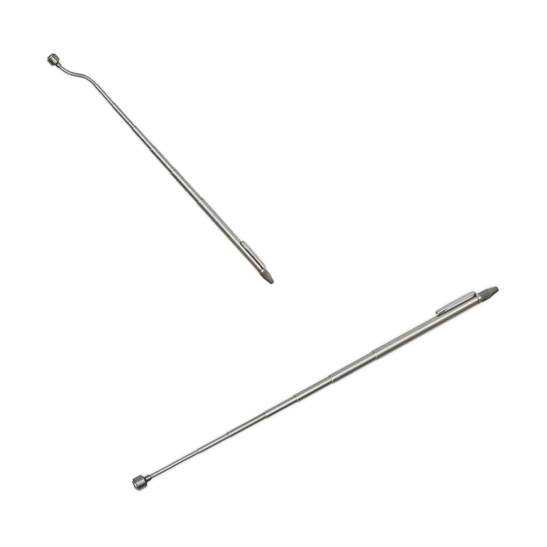 Sealey Magnetic Pick-Up Tool 2.2kg Capacity Chromed metal