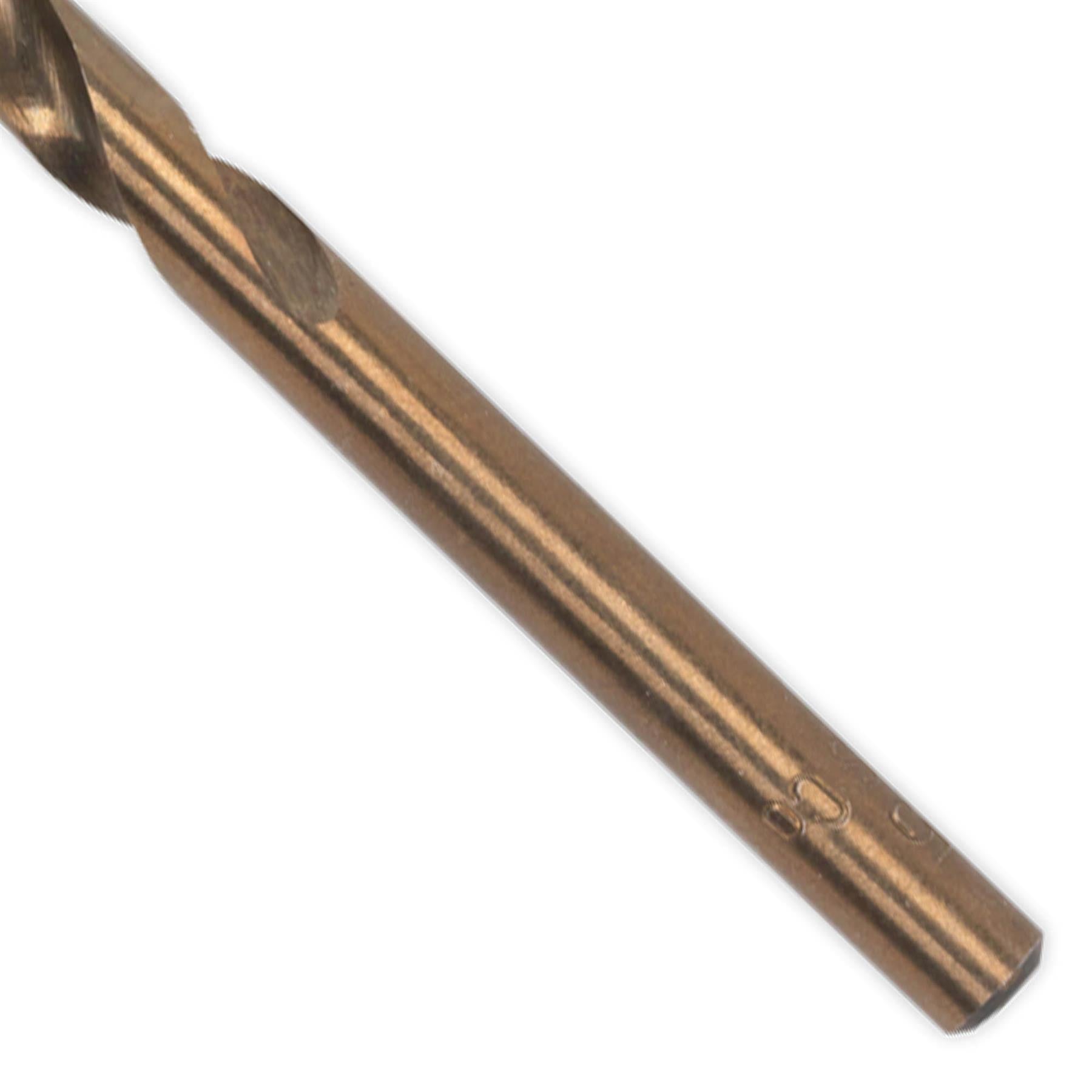 Sealey HSS Cobalt Fully Ground Drill Bit �3/16" Pack of 10