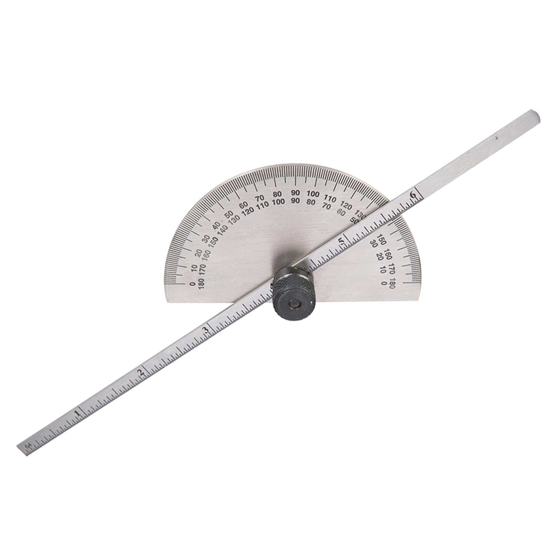 Protractor With Depth Gauge Scale 150mm Suitable For Angle Measurement