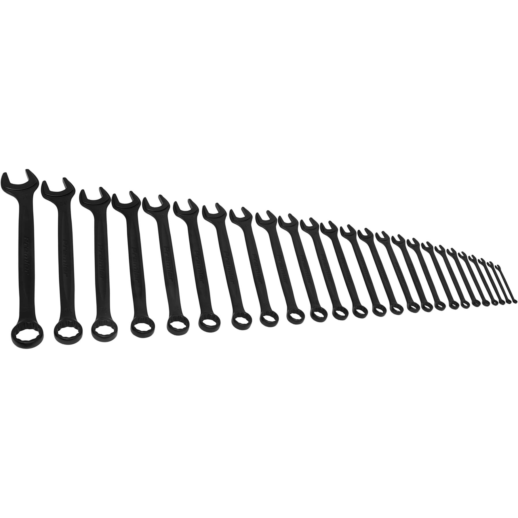 Sealey Combination Spanner Set 25pc Metric - Black Series