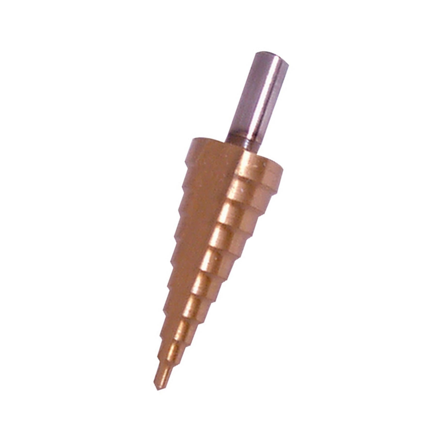 Titanium-Coated Hss Step Drill Bit 4mm - 22mm DIY Tools Produces Accurate Holes