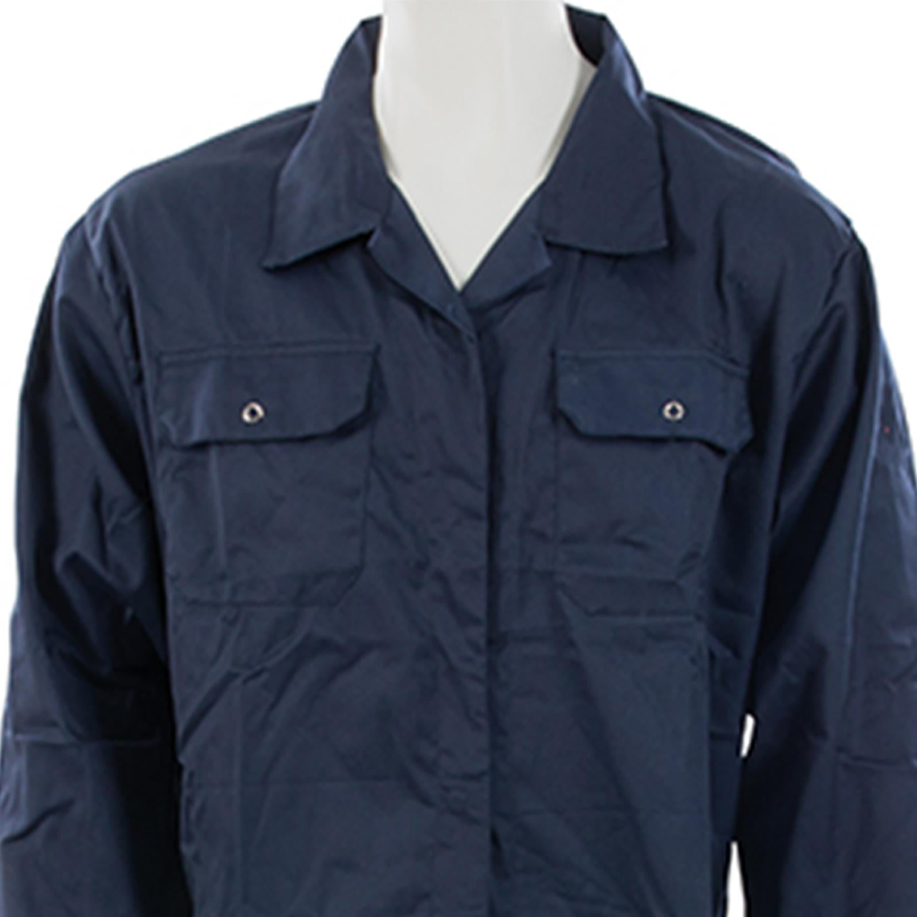 Boilersuit Navy XL 116cm (46") Navy Blue Overalls W/ Elasticated Waist Pockets