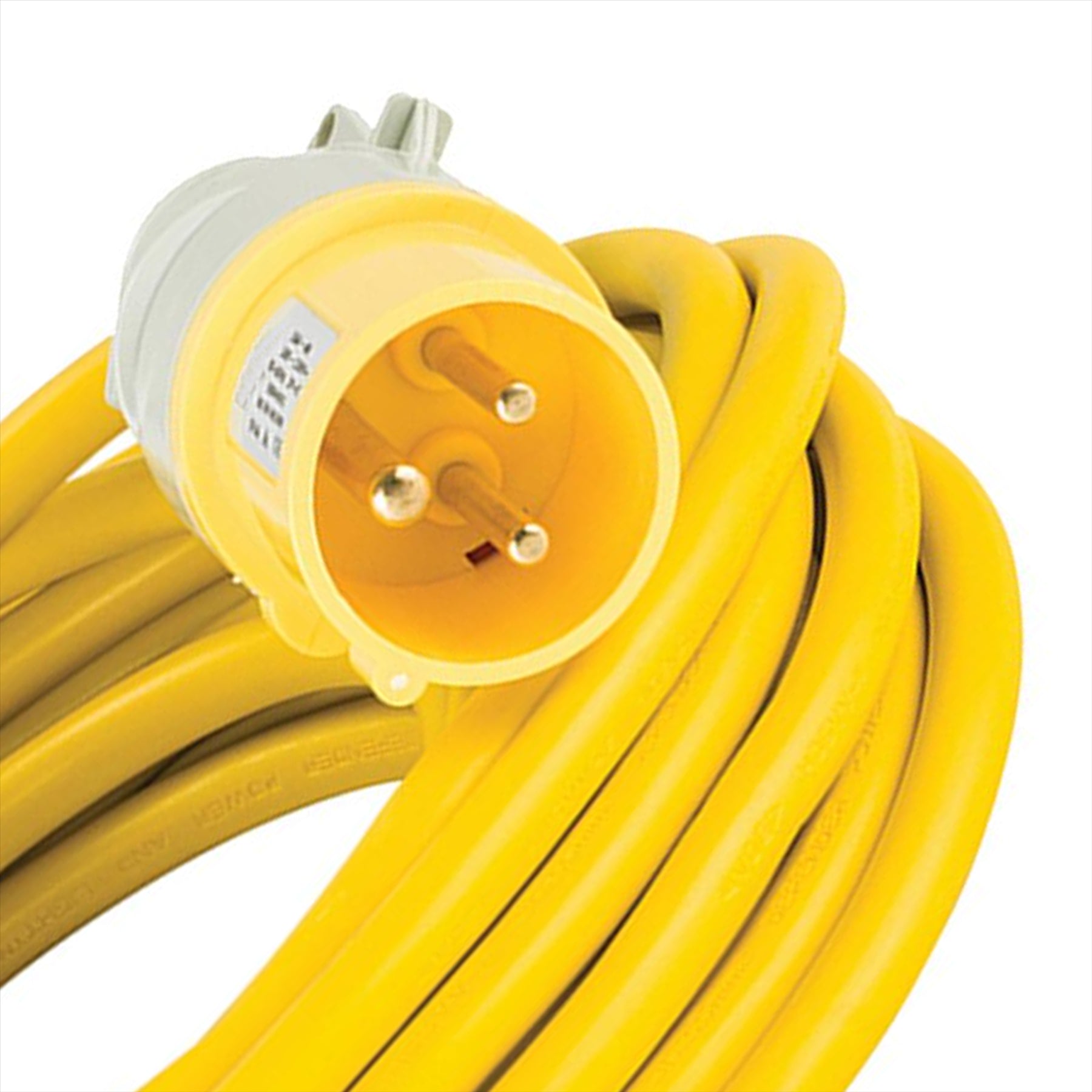 Defender Arctic Extension Lead Yellow 16A 2.5mm2 10m 110V