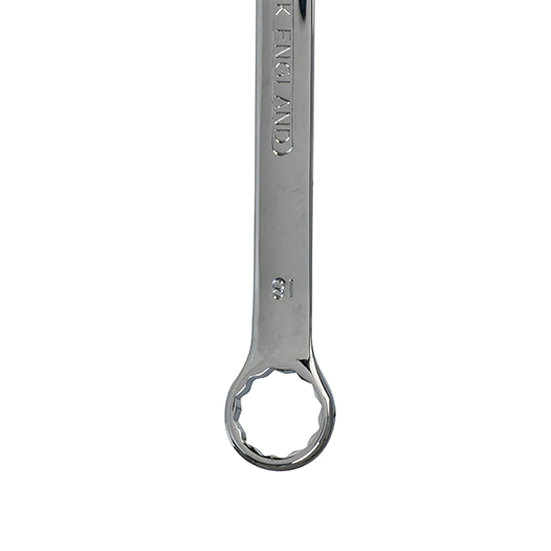 King Dick metric 18 MM polished chrome combination spanner wrenches spanners