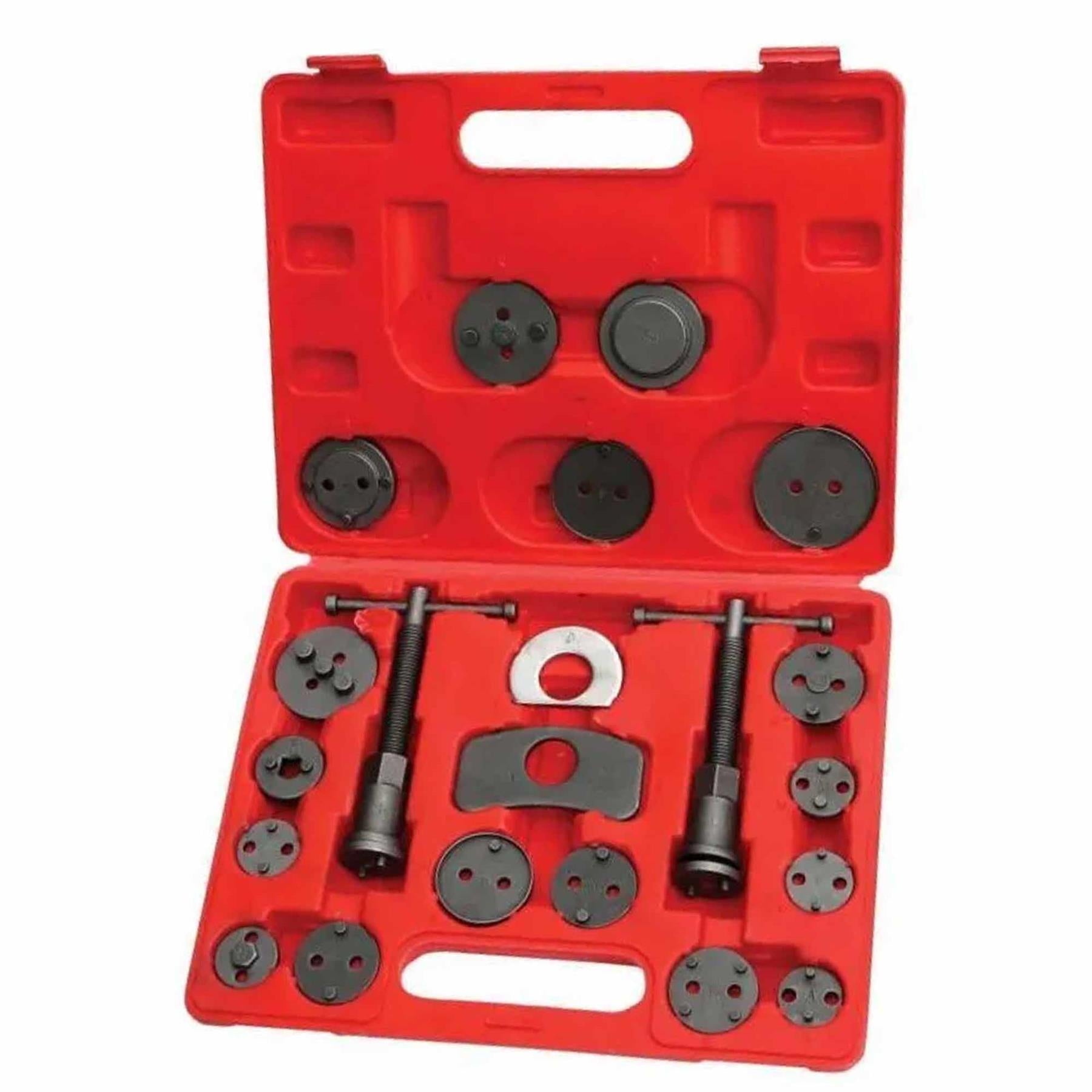 21 Pc Brake Caliper Piston Rewind Return Wind Back Tool Kit Set Left & Right Handed Thread