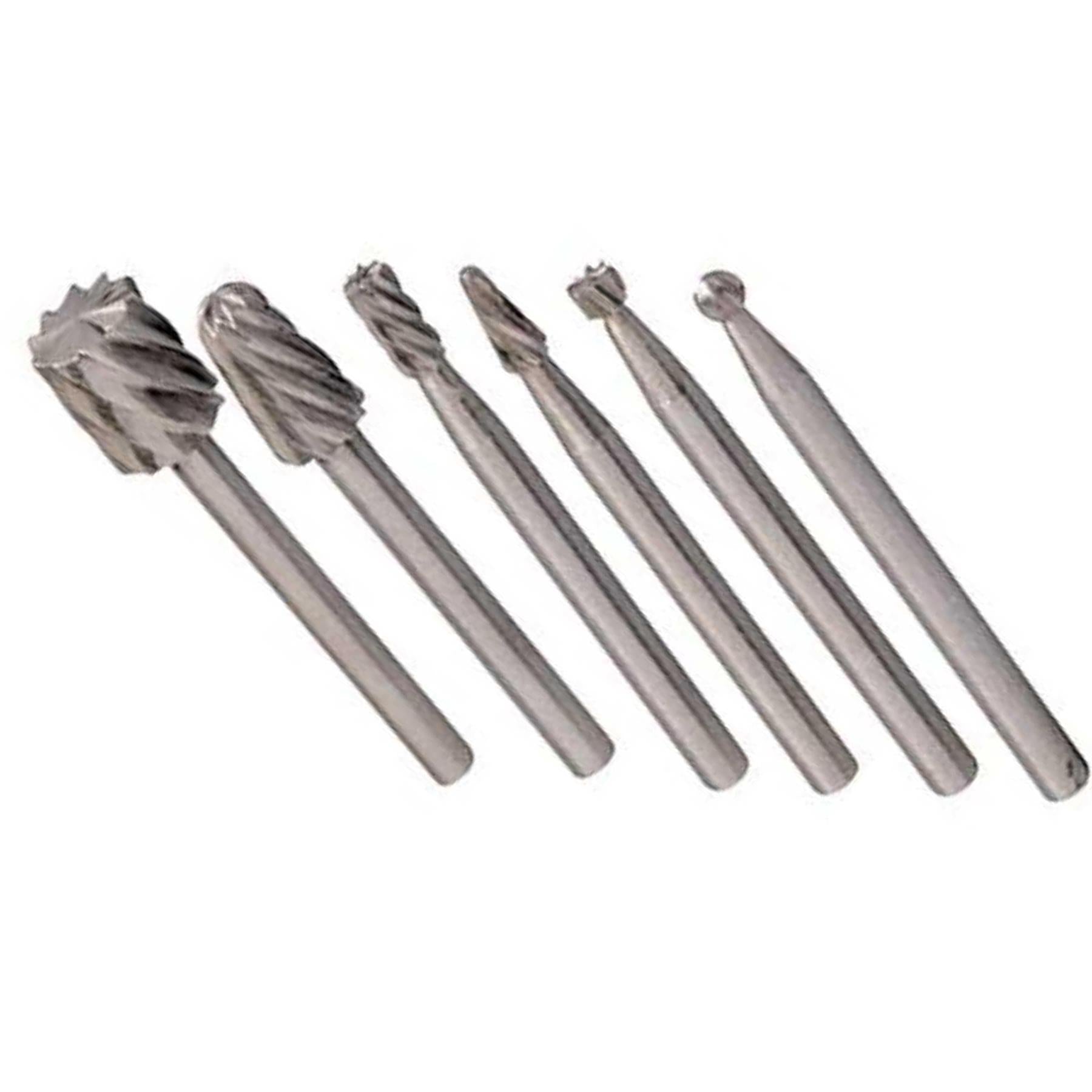 High Quality Rotary Tool Hss Burr 6Pce Set 2, 3, 5, 7mm Dia High Speed Fast Cut