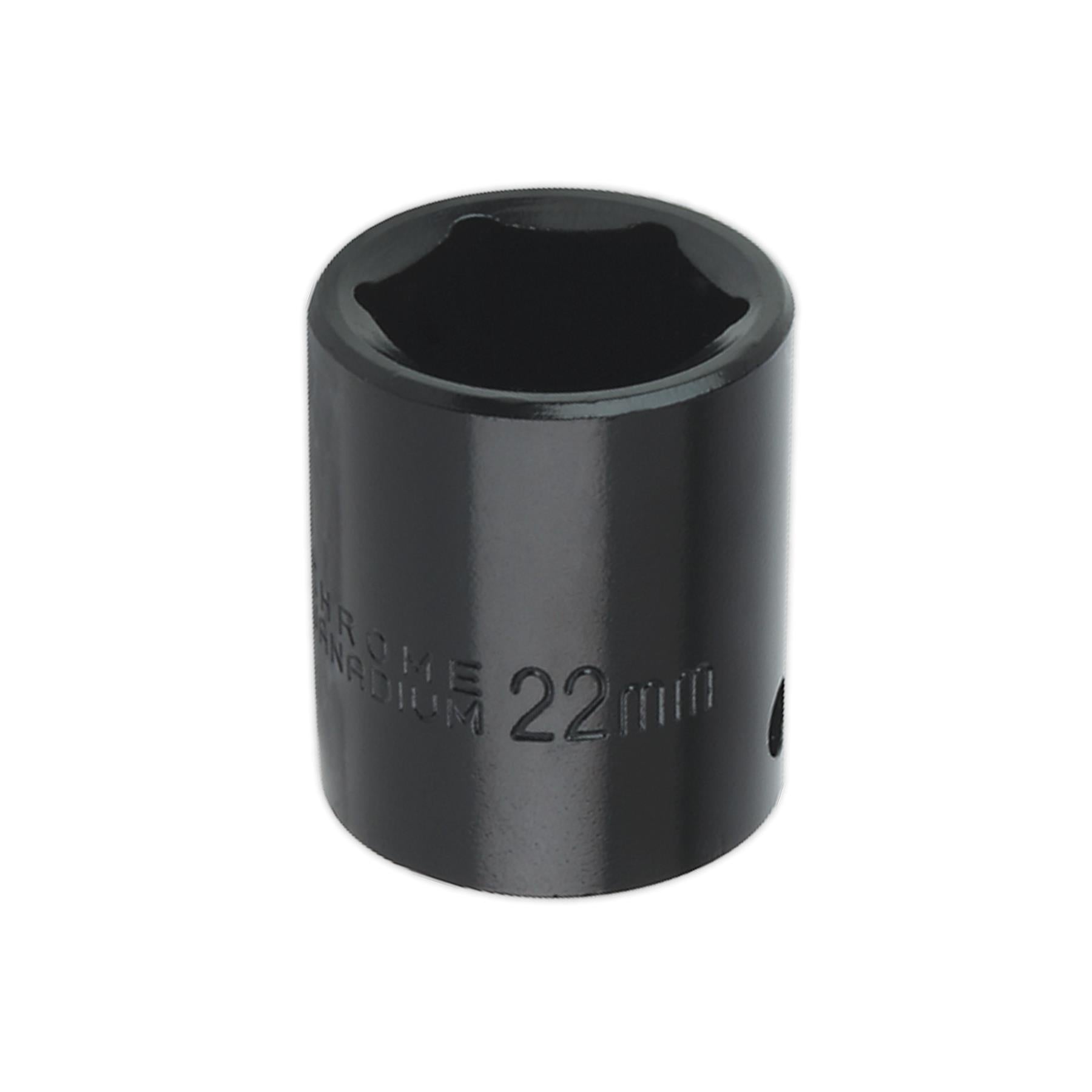 Sealey Impact Socket 22mm 1/2"Sq Drive
