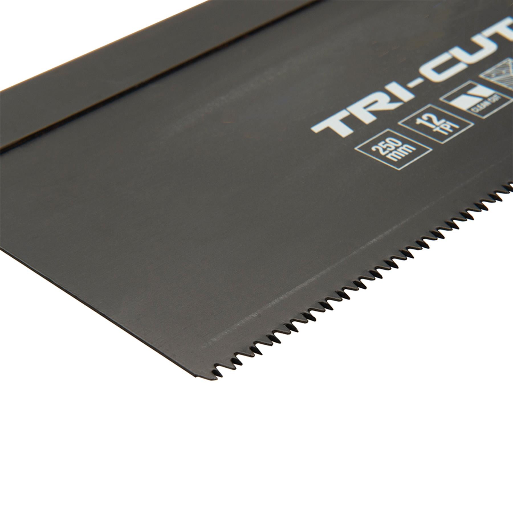 CLEARANCE TRI CUT TENON SAW 250mm 12TPI Blade Coating CROSS CUT SAW