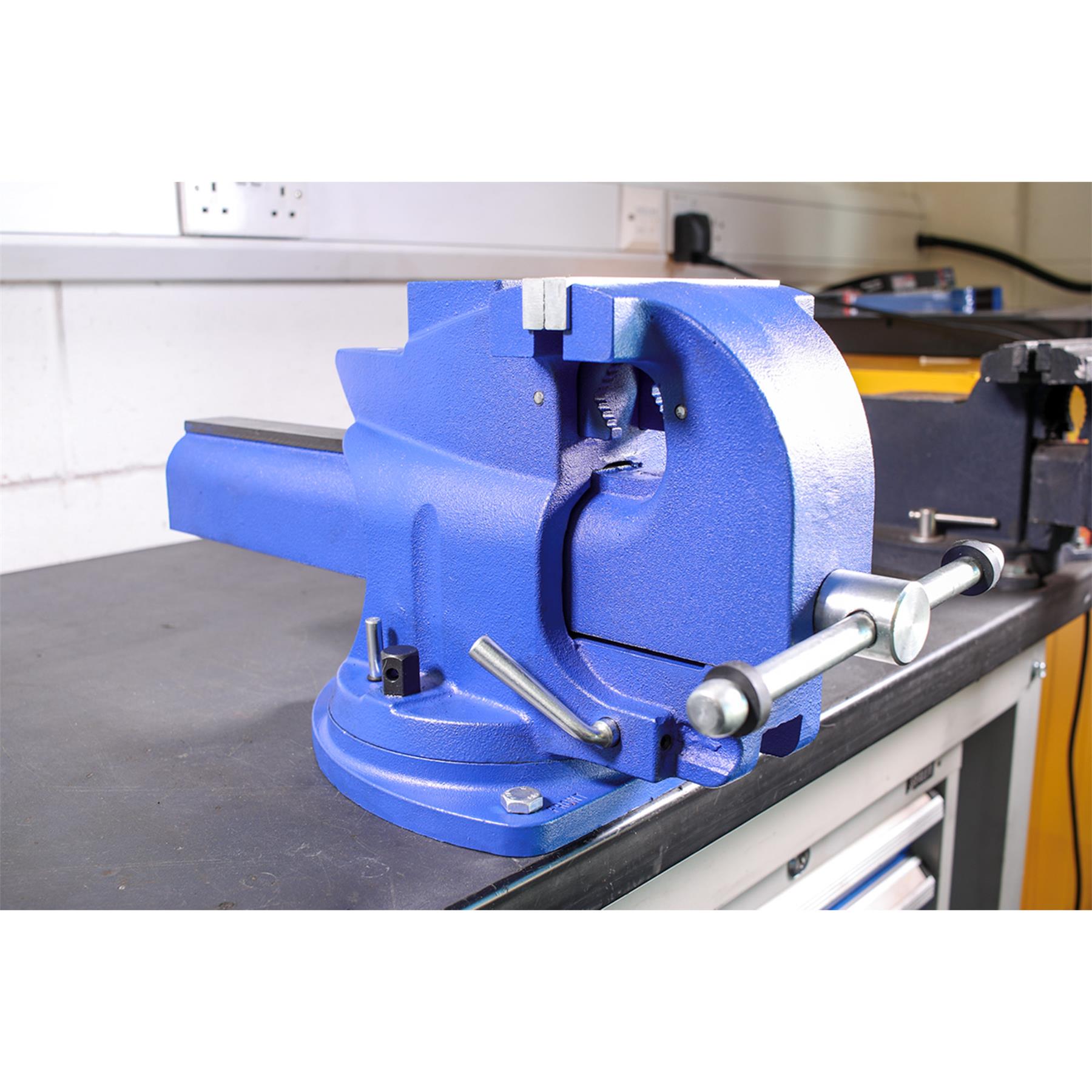 Sealey Vice 150mm Quick Action Swivel Base Cast Iron