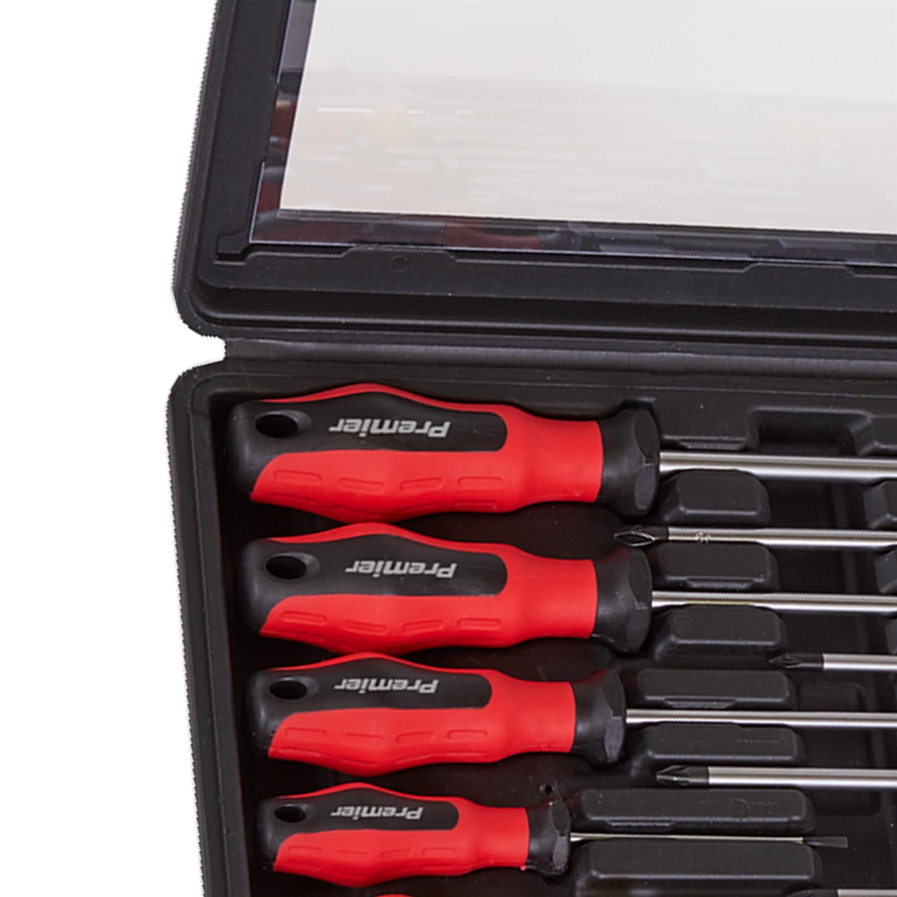 Sealey 11pc Screwdriver Set Insulated Magnetic Slotted Phillips Pozi PowerMAX