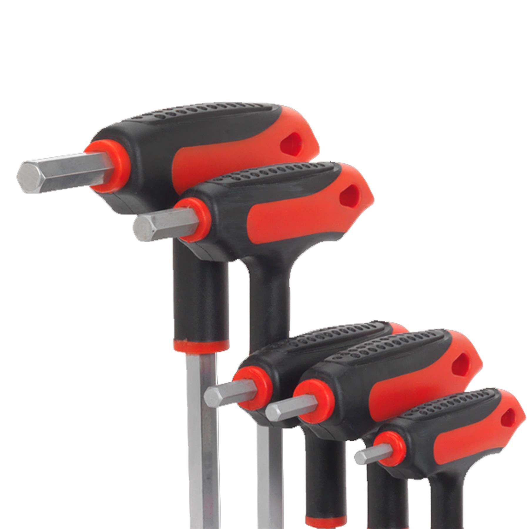 Sealey Ball-End Hex Key Set 8pc T-Handle Metric