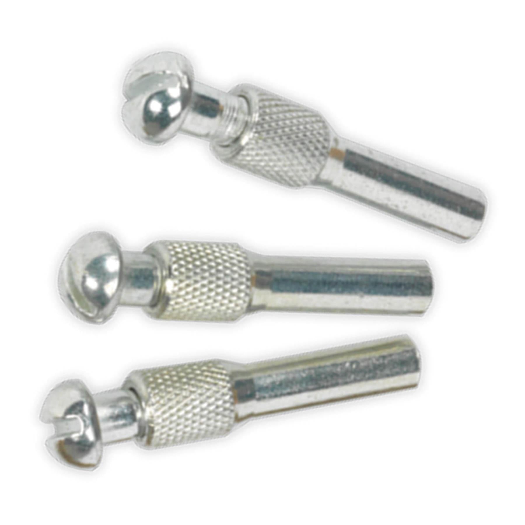 Sealey Wire Brush Set 8pc Brassed