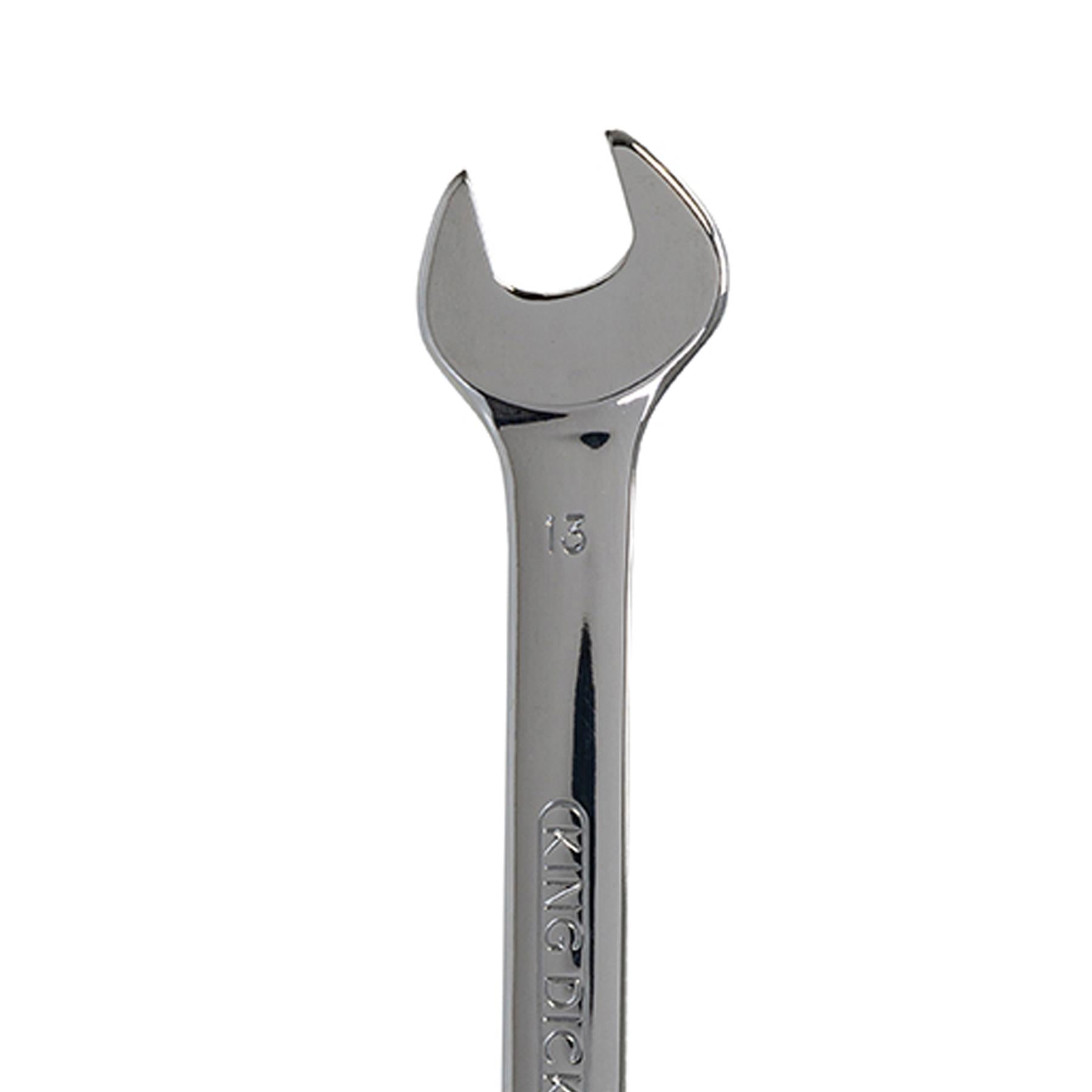 King Dick metric 13 MM polished chrome combination spanner wrenches spanners