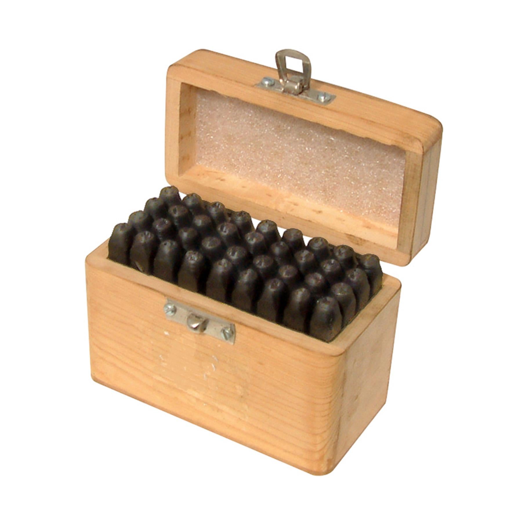 36Pce Letters & Numbers Stamp Set 5mm Upper Case Letters And Numbers Stamp Set