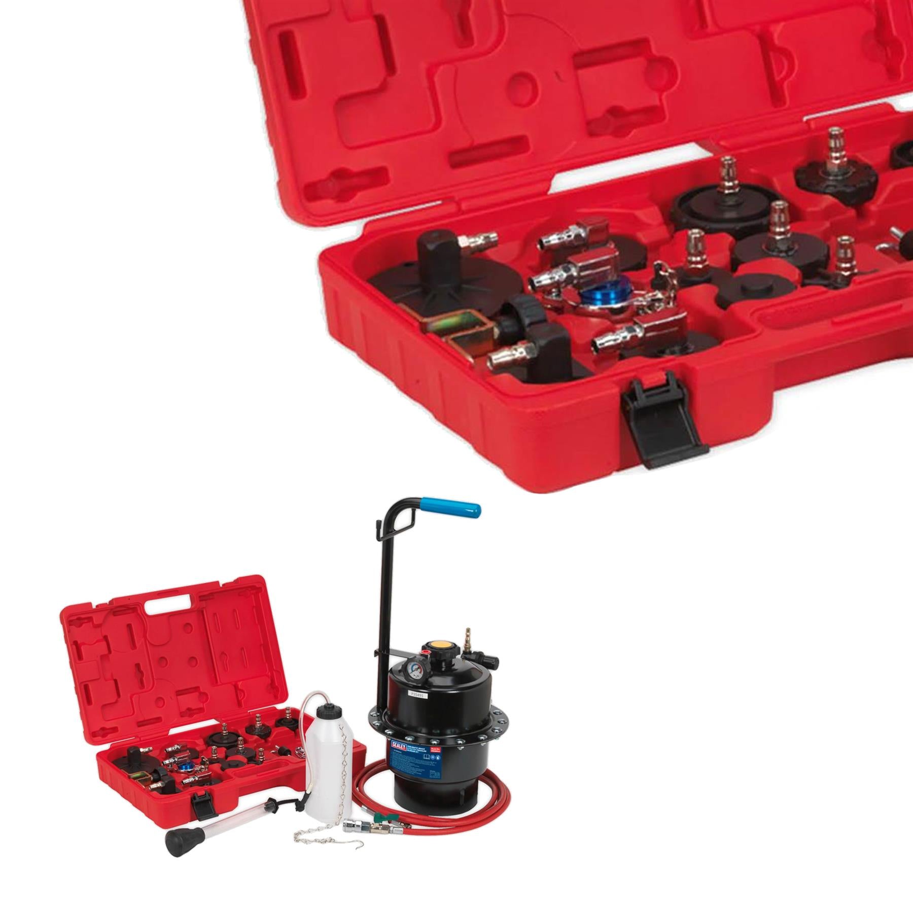 Sealey Pneumatic Brake & Clutch Pressure Bleeder Kit
