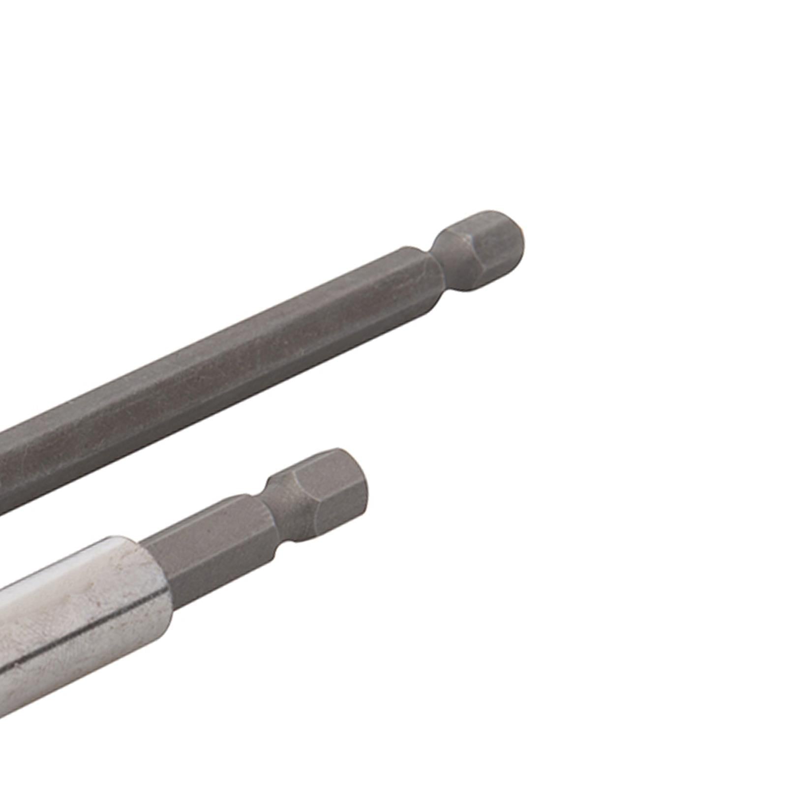 2 Pieces Screwdriver Bit Holder Set 60 & 150 mm Magnetic Socket Quick Bit Change